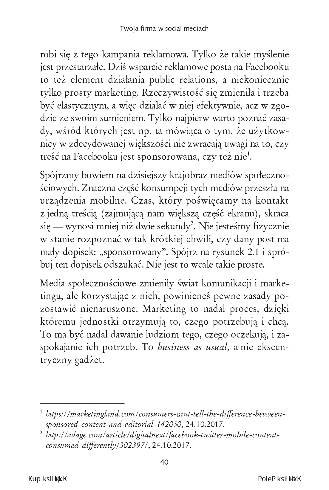 Fragment „Twoja firma w social mediach. Podręcznik marketingu internetowego dla małych i średnich przedsiębiorstw. Wydanie III” — strona 6 z 16