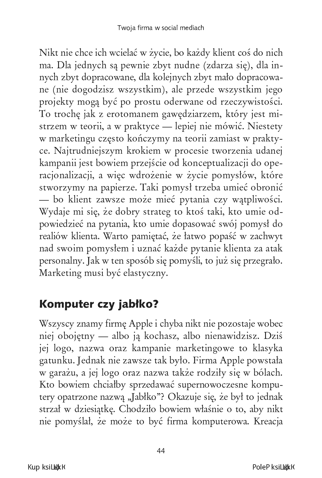 Fragment „Twoja firma w social mediach. Podręcznik marketingu internetowego dla małych i średnich przedsiębiorstw. Wydanie III” — strona 10 z 16