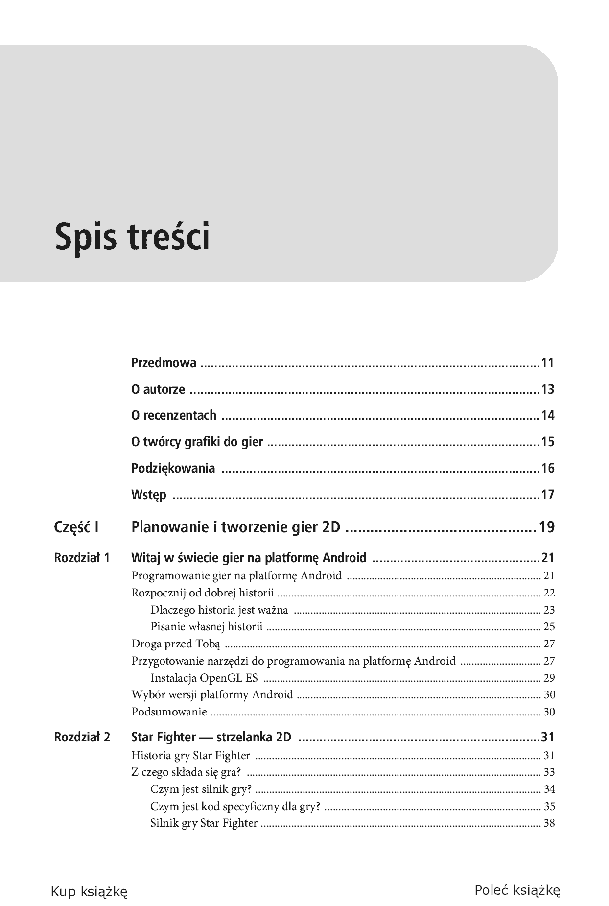 Fragment „Tworzenie gier na platformę Android 4” — strona 3 z 30