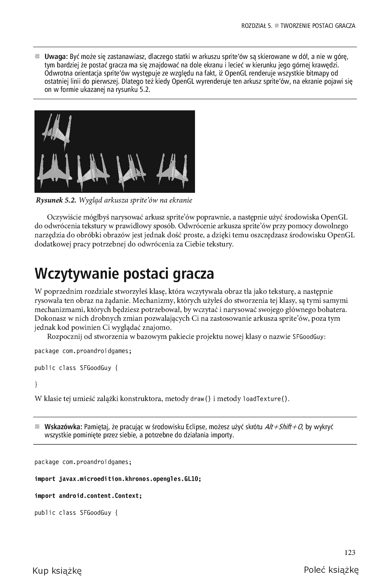 Fragment „Tworzenie gier na platformę Android 4” — strona 11 z 30