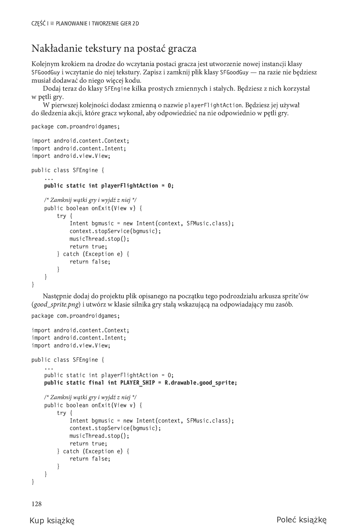 Fragment „Tworzenie gier na platformę Android 4” — strona 16 z 30