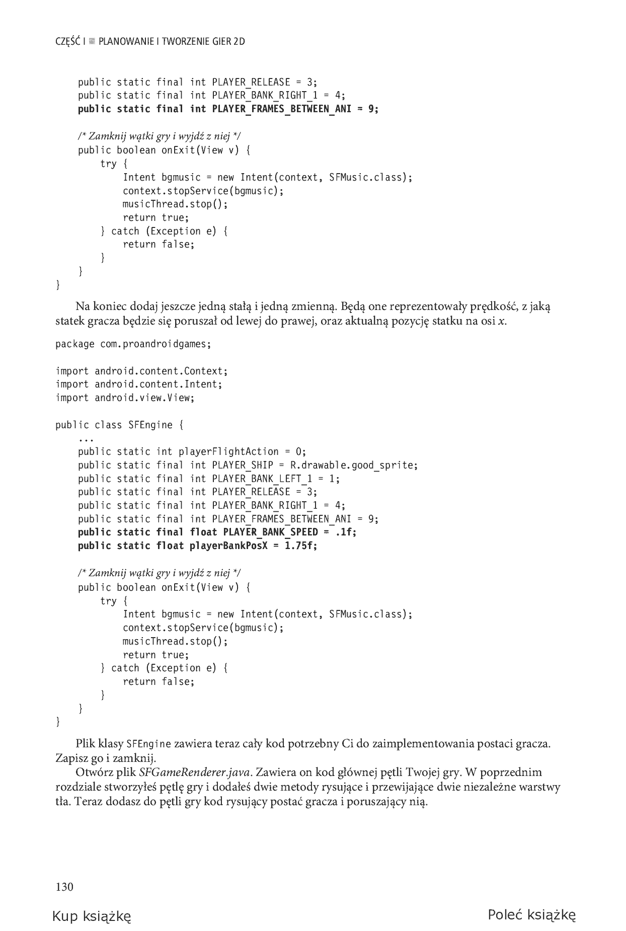 Fragment „Tworzenie gier na platformę Android 4” — strona 18 z 30