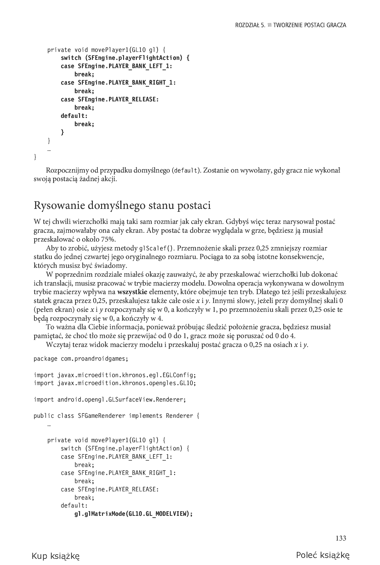 Fragment „Tworzenie gier na platformę Android 4” — strona 21 z 30