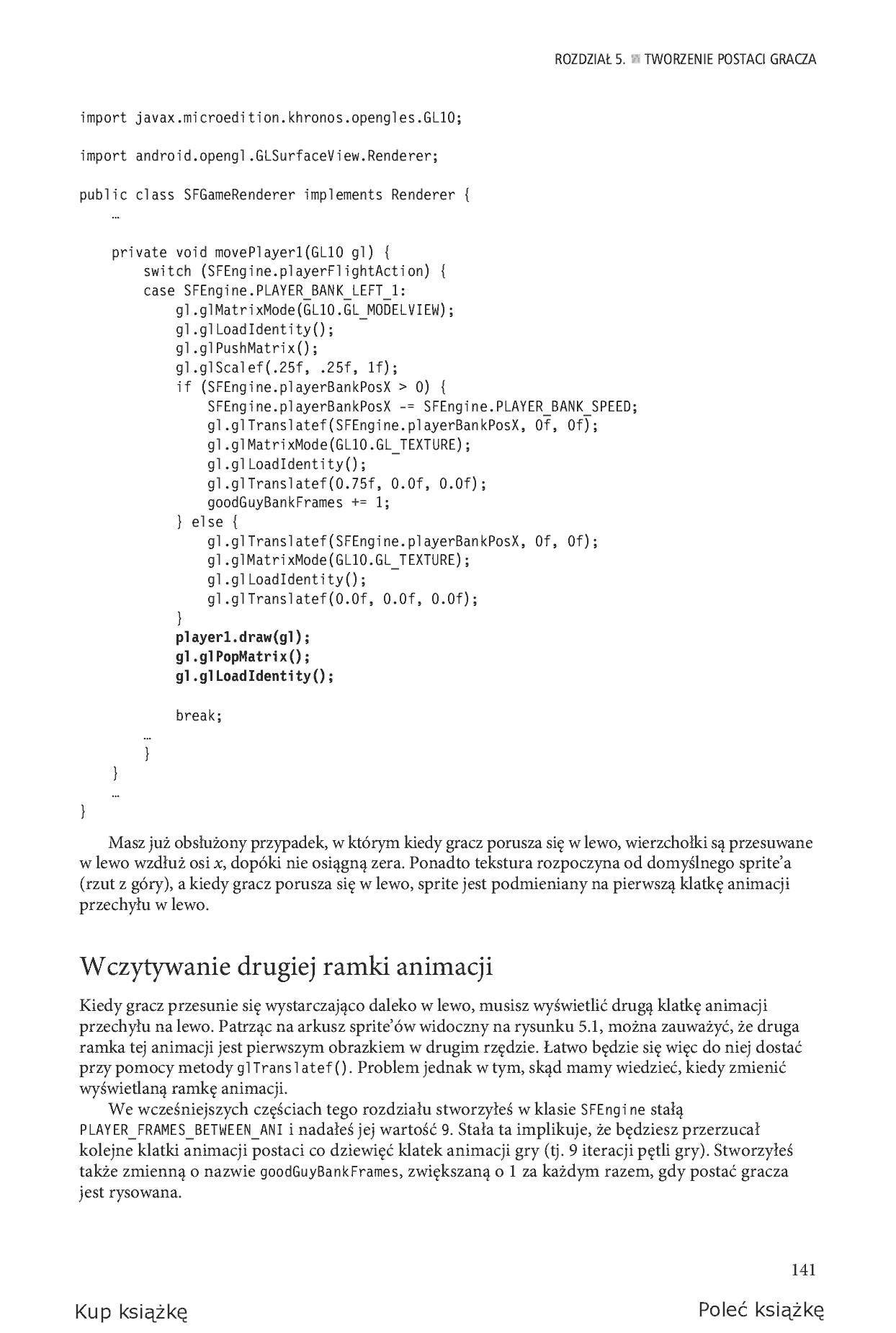 Fragment „Tworzenie gier na platformę Android 4” — strona 29 z 30