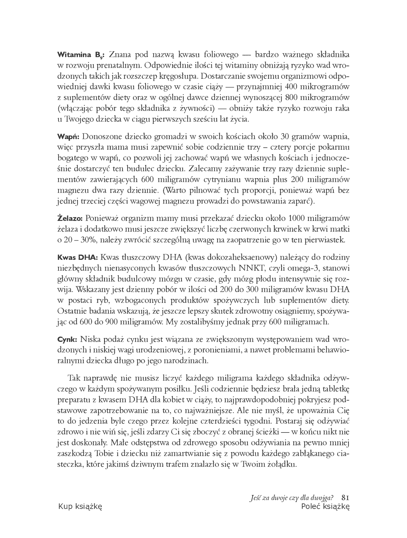 Fragment „Zdrowa ciąża. Poradnik kochającej mamy” — strona 19 z 30