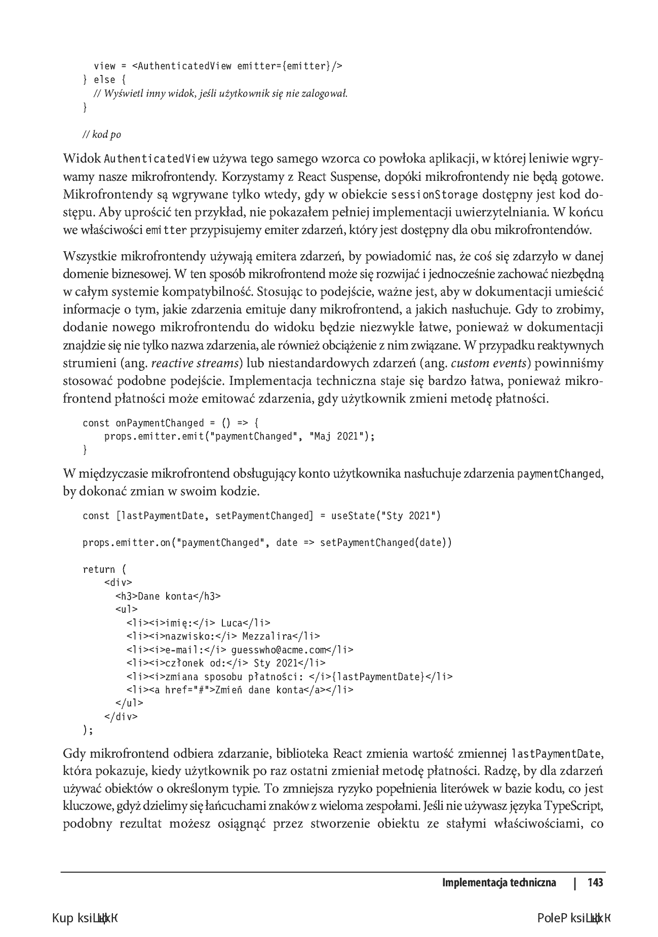 Fragment „Tworzenie mikrofrontendów. Skalowanie zespołów i projektów, nowe możliwości dla twórców oprogramowania” — strona 27 z 30