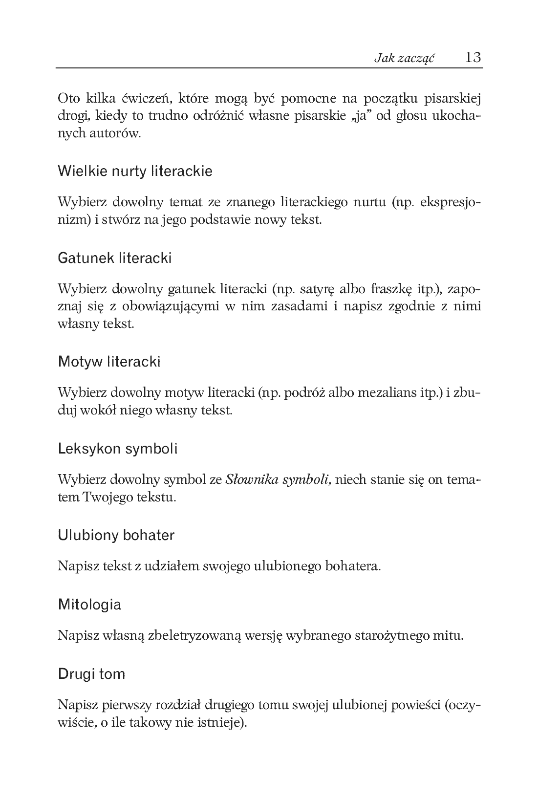 Fragment „Szkoła twórczego pisania. Jak zostać autorem bestsellerowych powieści” — strona 7 z 18