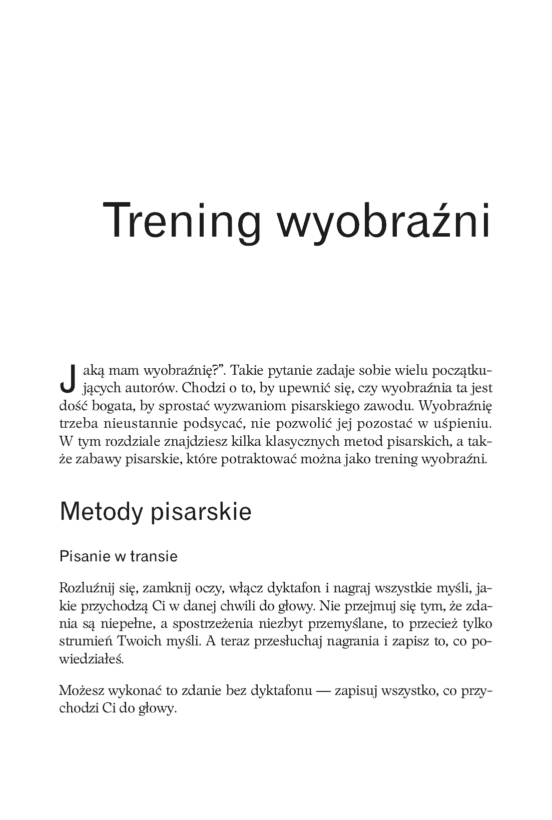 Fragment „Szkoła twórczego pisania. Jak zostać autorem bestsellerowych powieści” — strona 10 z 18