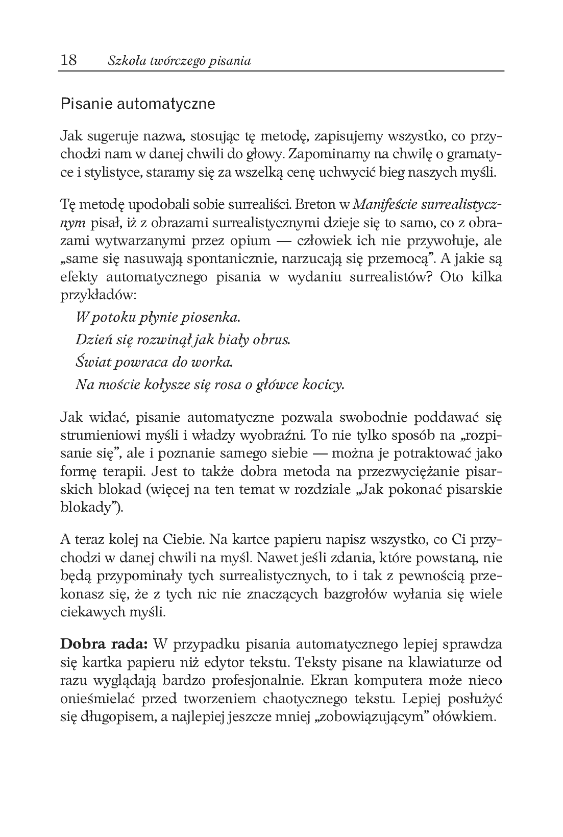 Fragment „Szkoła twórczego pisania. Jak zostać autorem bestsellerowych powieści” — strona 11 z 18