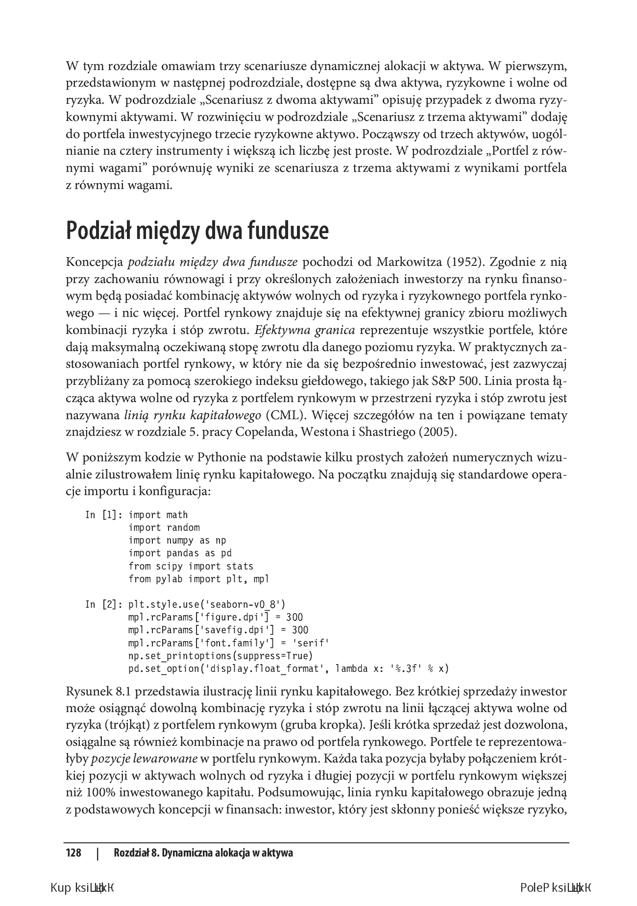 Fragment „Uczenie przez wzmacnianie w finansach. Wprowadzenie z wykorzystaniem Pythona” — strona 8 z 30