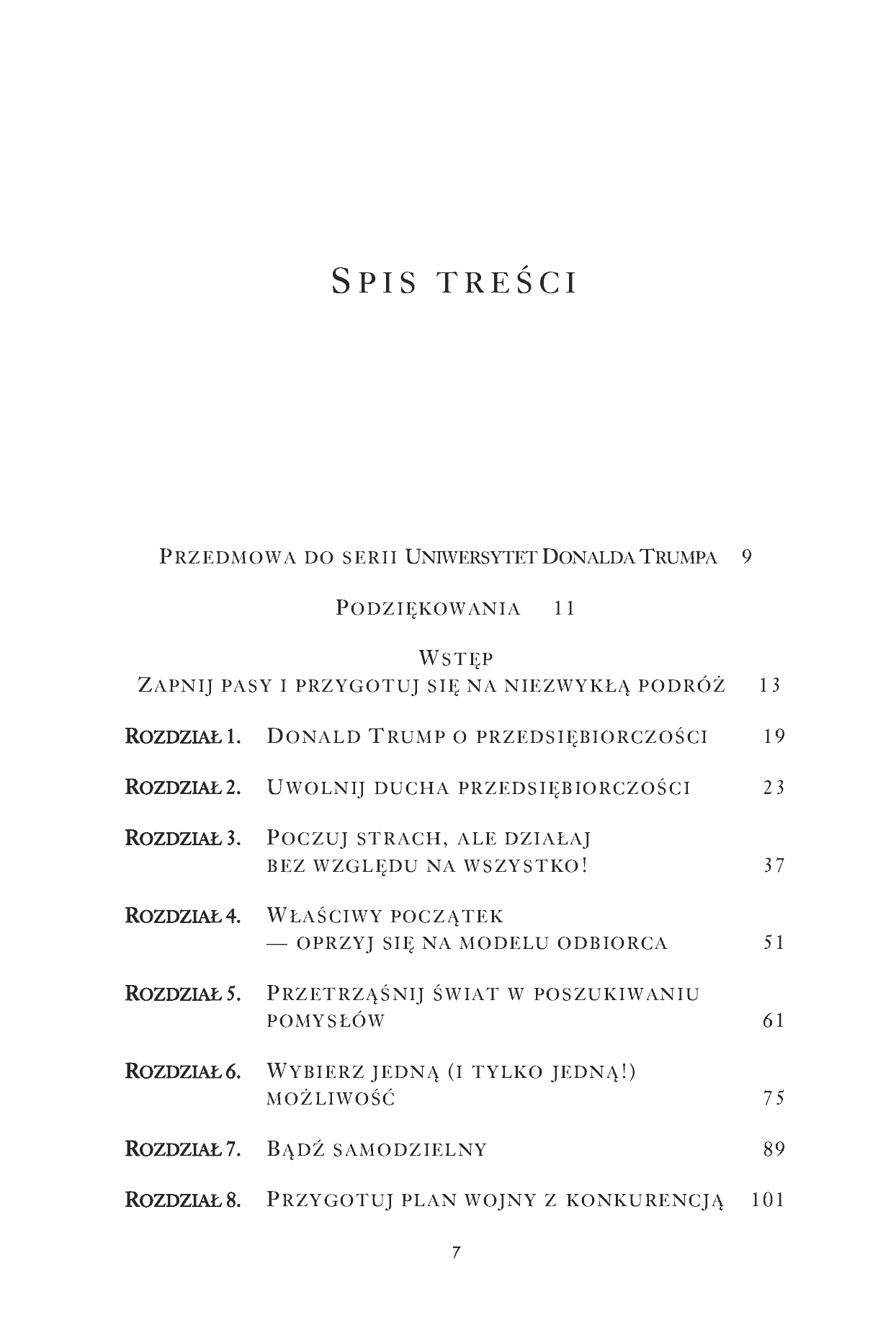 Fragment „Uniwersytet Donalda Trumpa. Przedsiębiorczość” — strona 2 z 21