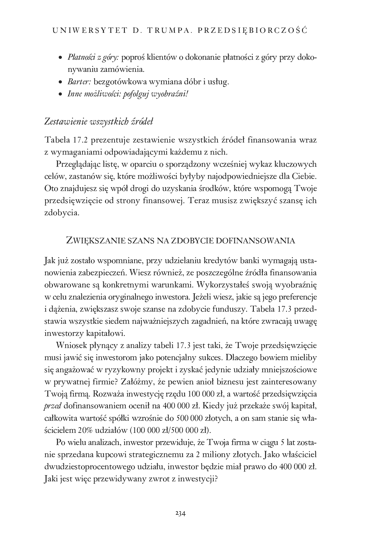 Fragment „Uniwersytet Donalda Trumpa. Przedsiębiorczość” — strona 15 z 21