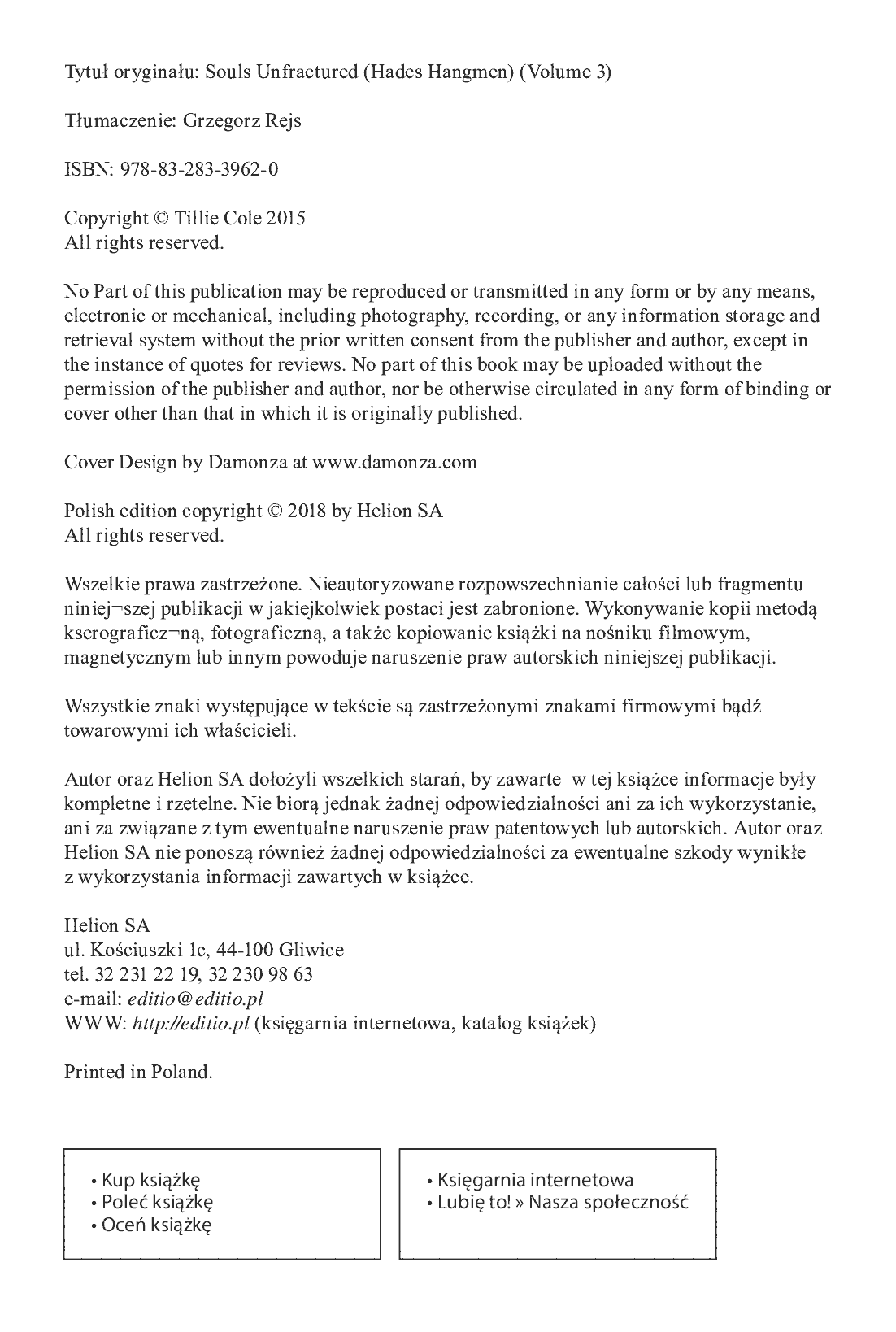 Fragment „Uleczone dusze. Kaci Hadesa” — strona 2 z 10