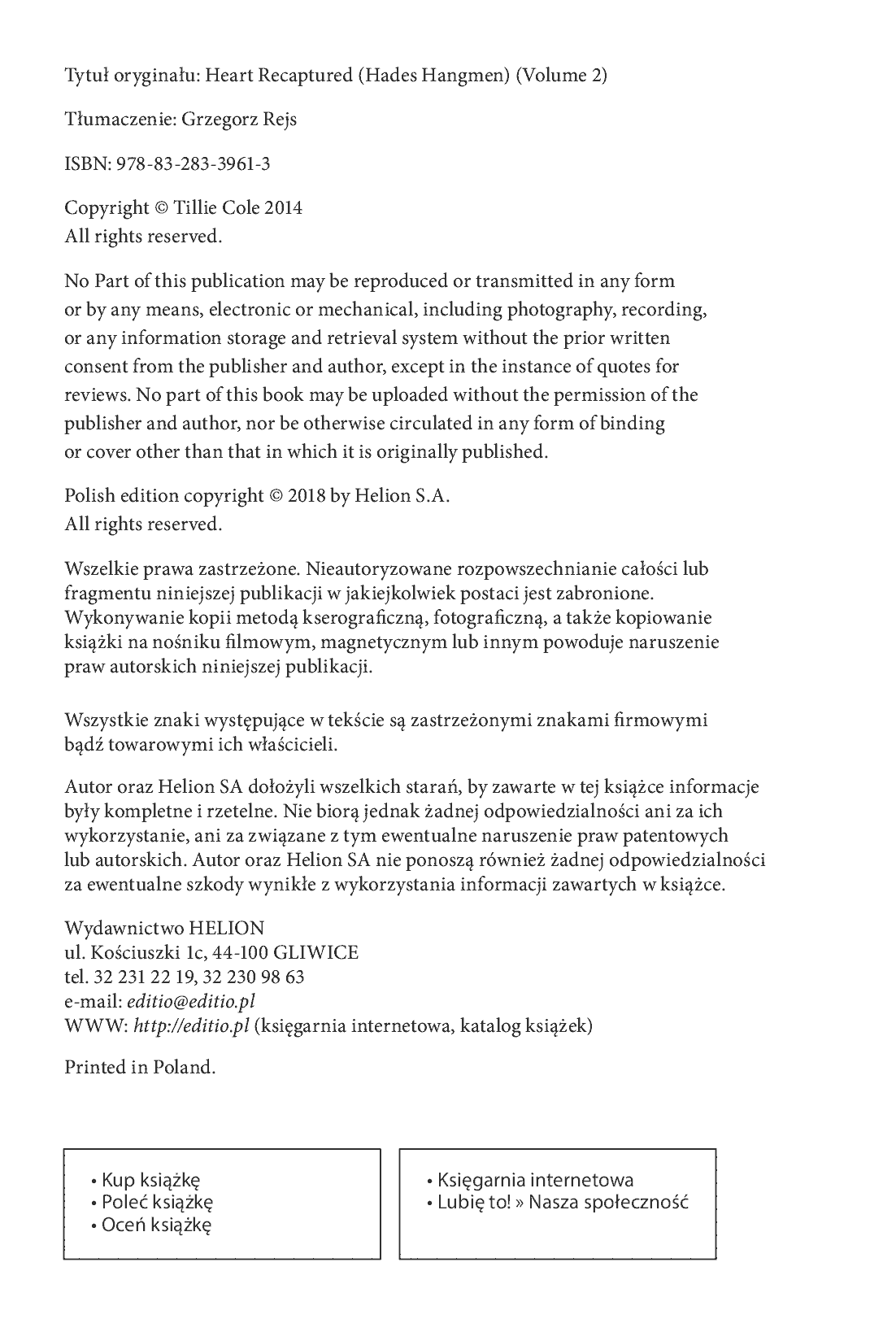 Fragment „Uleczę Twe serce. Kaci Hadesa” — strona 2 z 12