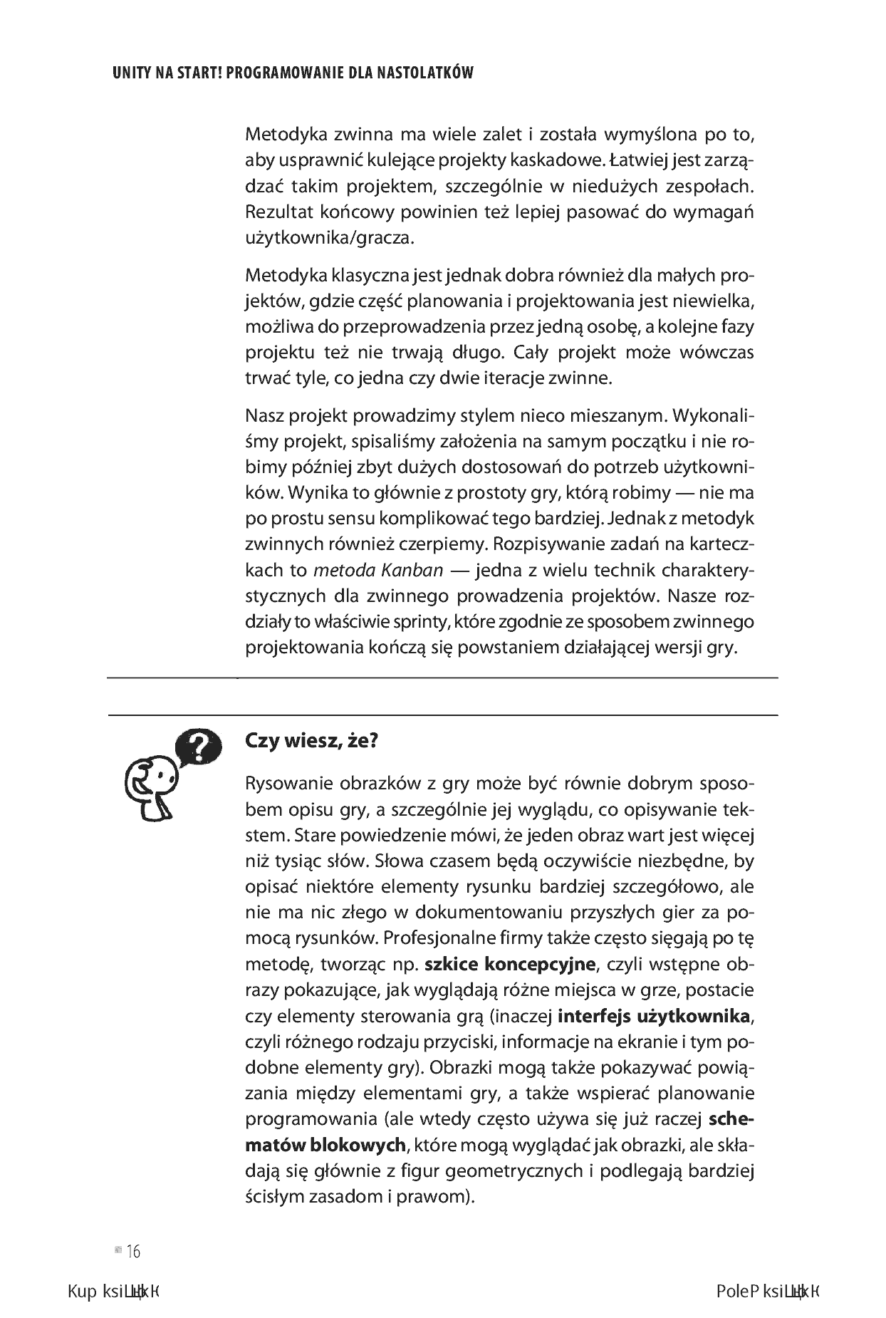 Fragment „Unity na start! Programowanie dla nastolatków” — strona 16 z 20