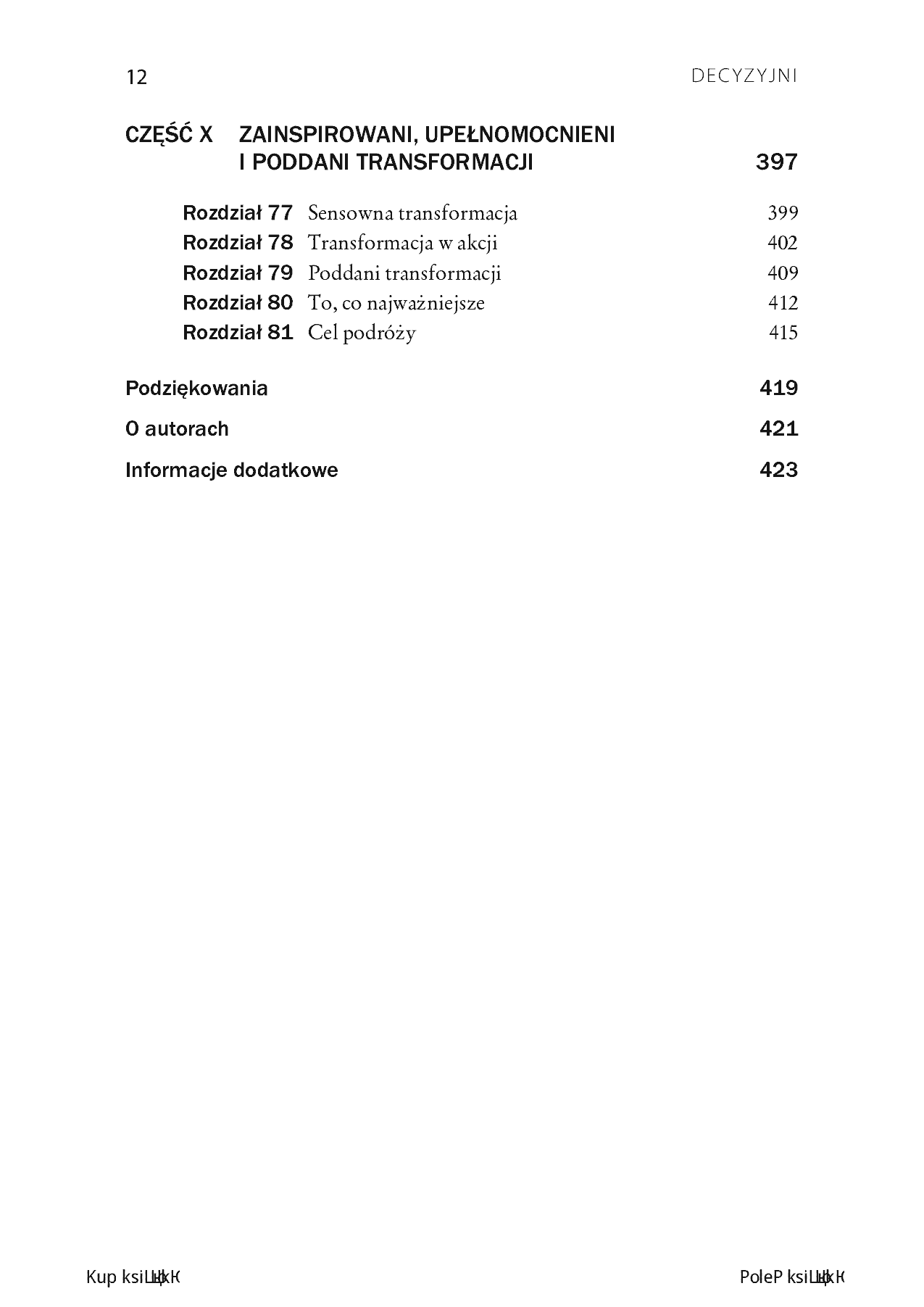 Fragment „Decyzyjni. Jak zwykli ludzie kreują niezwykłe produkty” — strona 6 z 30