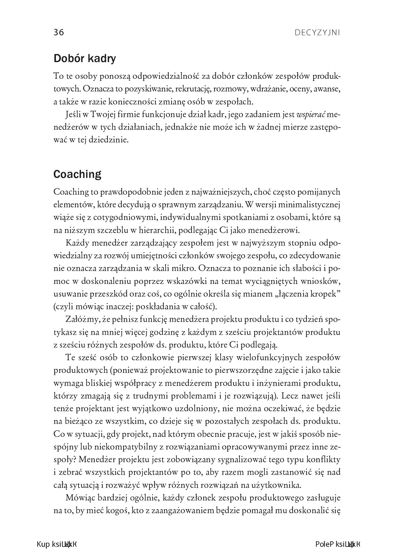 Fragment „Decyzyjni. Jak zwykli ludzie kreują niezwykłe produkty” — strona 24 z 30
