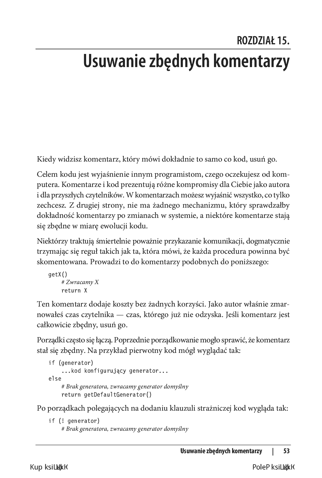 Fragment „Uporządkowany kod. Ćwiczenia z empirycznego projektowania oprogramowania” — strona 11 z 14