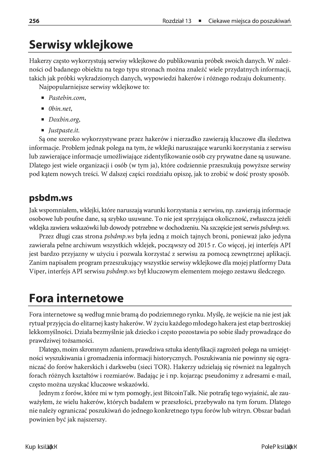 Fragment „Upoluj cyberprzestępcę. Przewodnik dla hakerów prowadzących śledztwa online” — strona 18 z 30