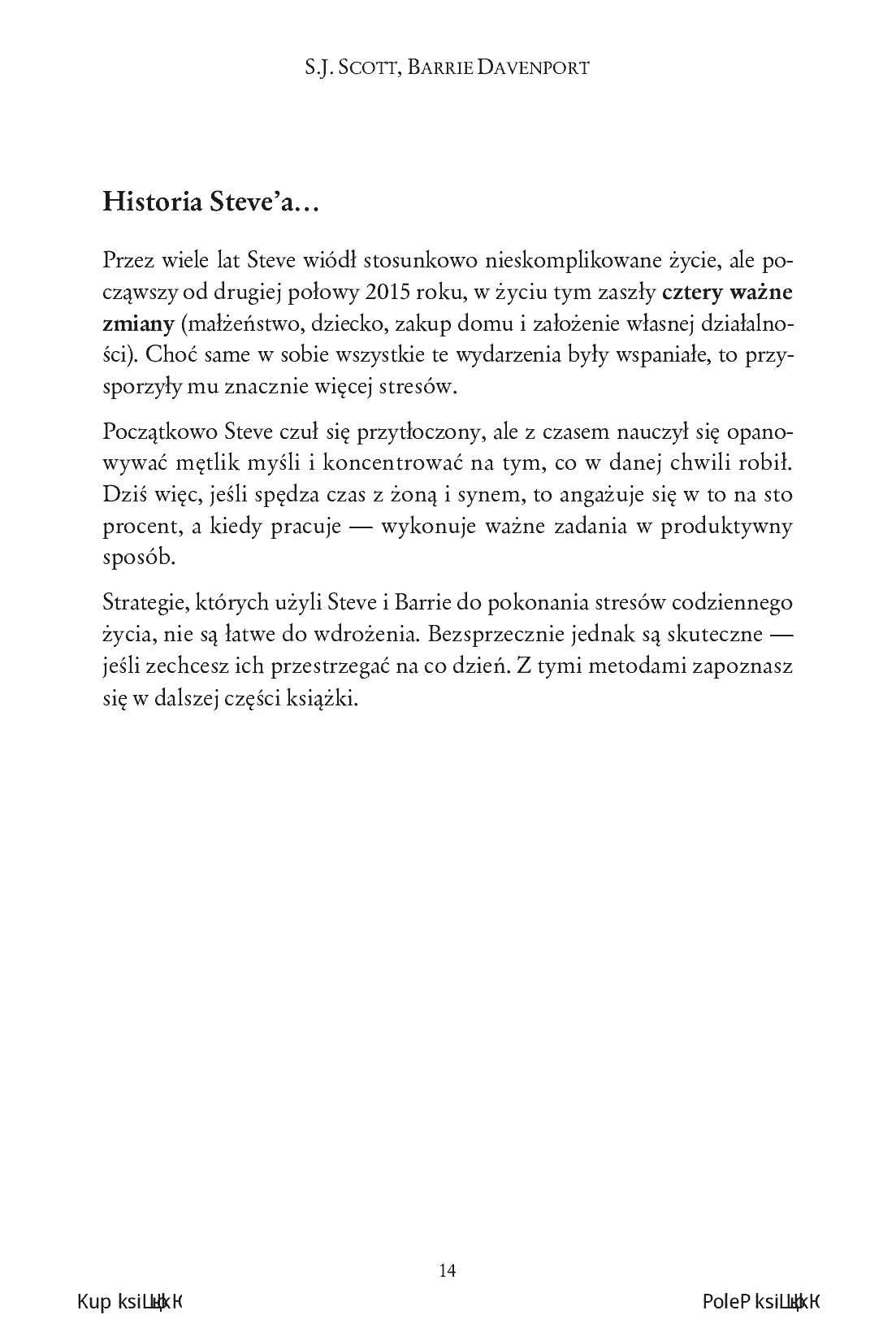 Fragment „Uporządkuj swój umysł. Jak pozbyć się negatywnych myśli, odnaleźć spokój i szczęście” — strona 14 z 18
