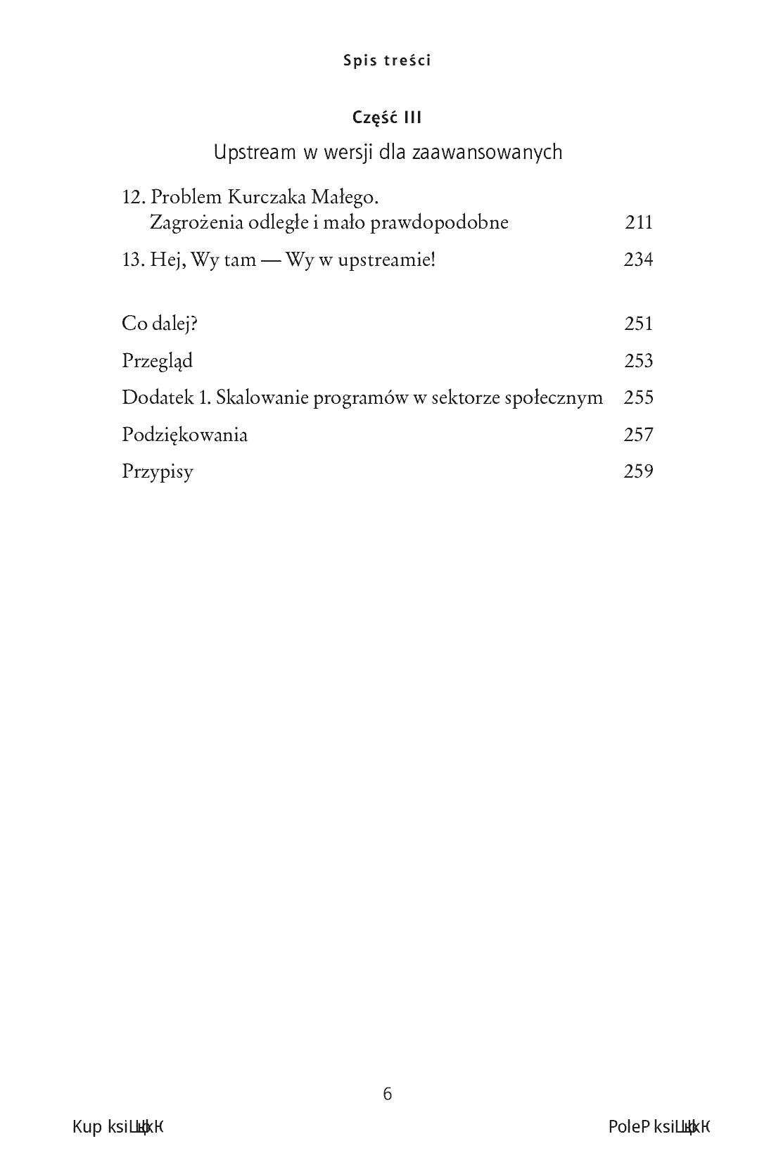Fragment „Upstream. Rozwiązuj problemy, nim się pojawią” — strona 4 z 26