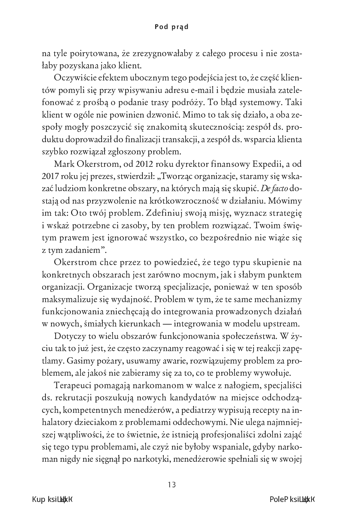 Fragment „Upstream. Rozwiązuj problemy, nim się pojawią” — strona 11 z 26