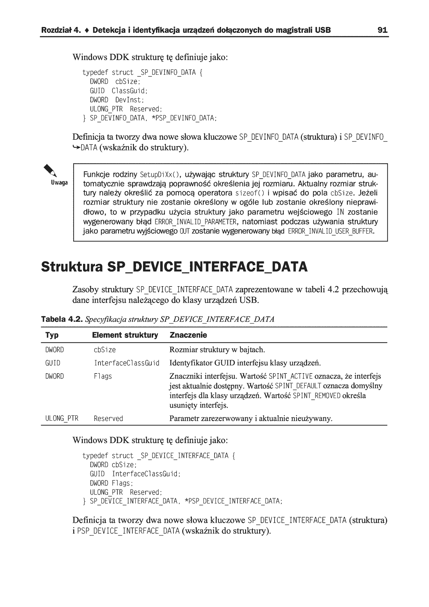 Fragment „USB. Praktyczne programowanie z Windows API w C++” — strona 9 z 15