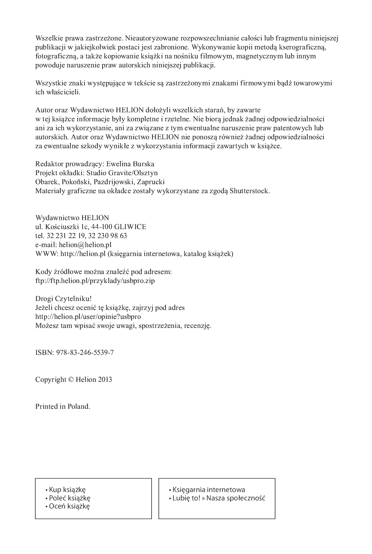 Fragment „USB. Praktyczne programowanie z Windows API w C++. Wydanie II” — strona 2 z 30