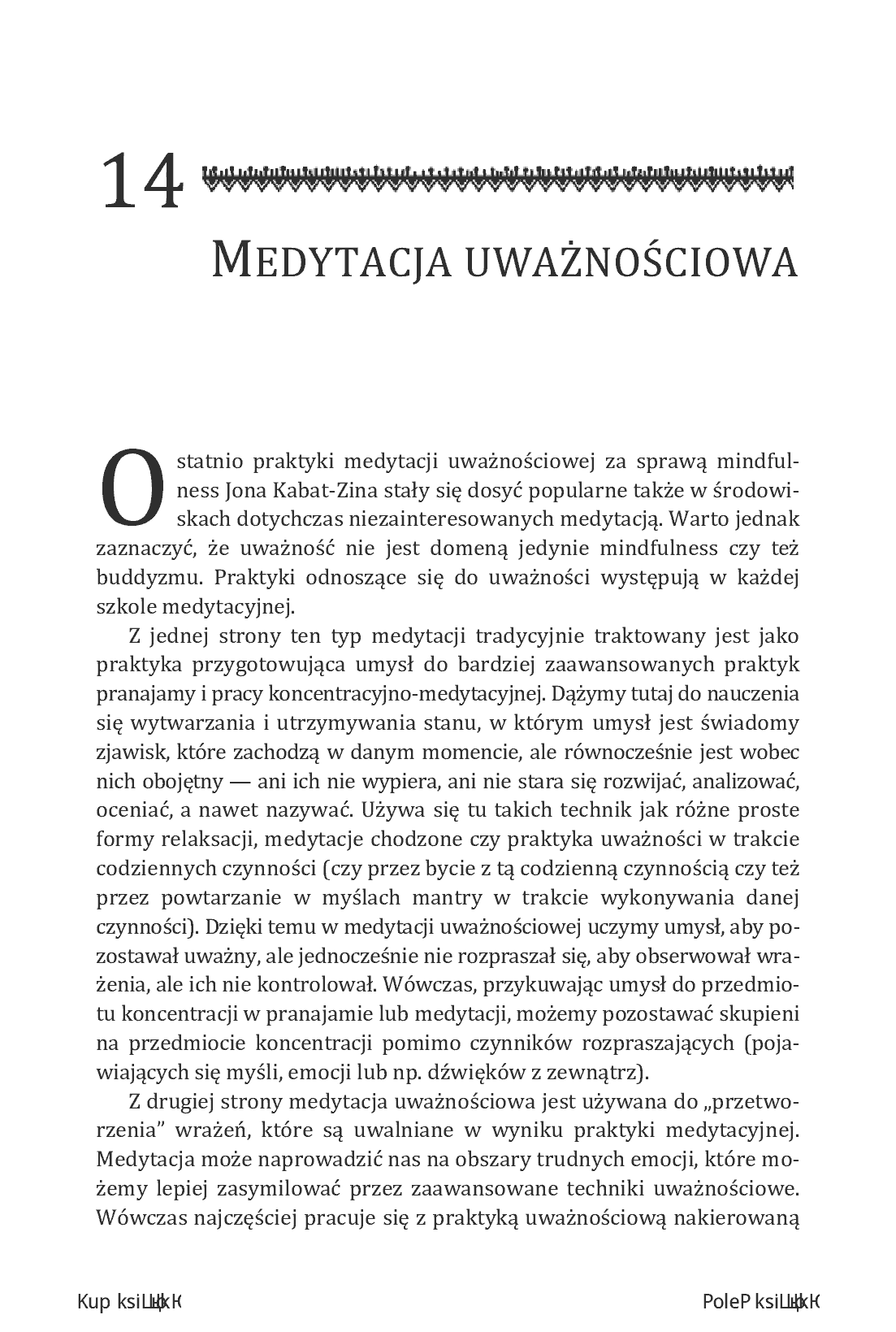 Fragment „Uważność w praktyce. Tradycyjne techniki uważności i medytacji dla współczesnego człowieka” — strona 5 z 20