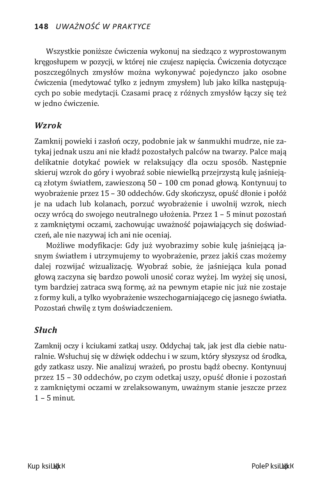 Fragment „Uważność w praktyce. Tradycyjne techniki uważności i medytacji dla współczesnego człowieka” — strona 10 z 20