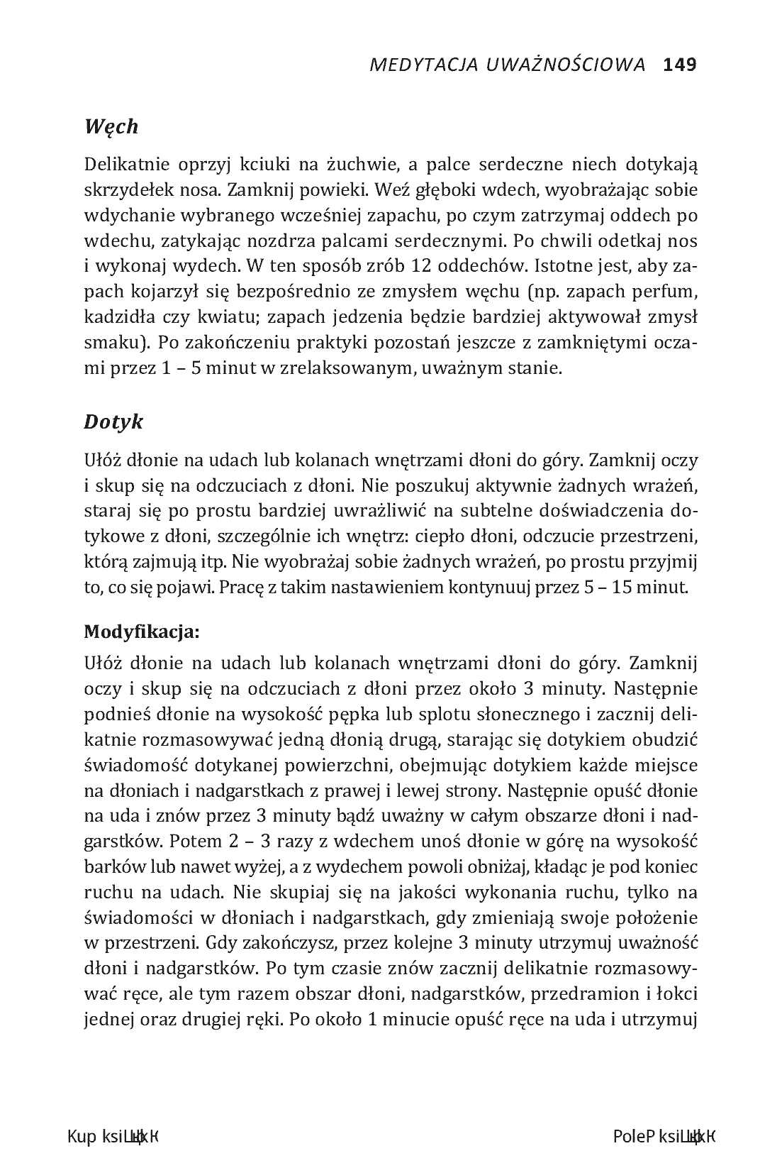 Fragment „Uważność w praktyce. Tradycyjne techniki uważności i medytacji dla współczesnego człowieka” — strona 11 z 20