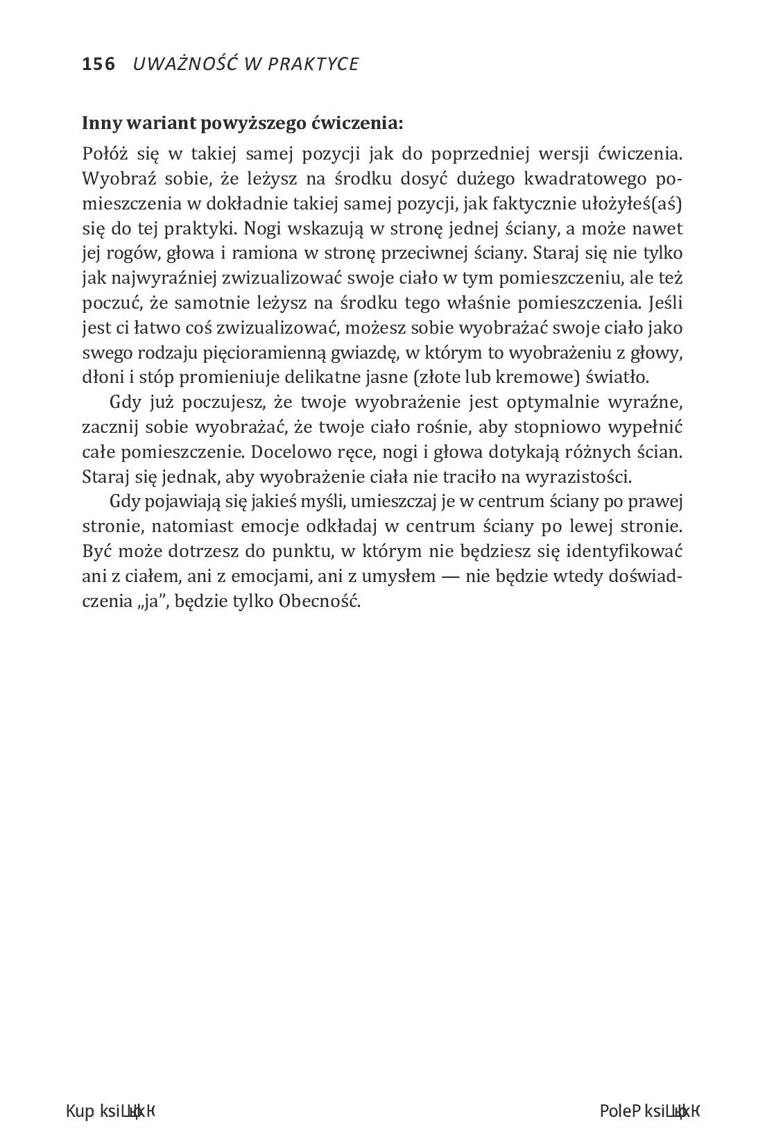 Fragment „Uważność w praktyce. Tradycyjne techniki uważności i medytacji dla współczesnego człowieka” — strona 18 z 20