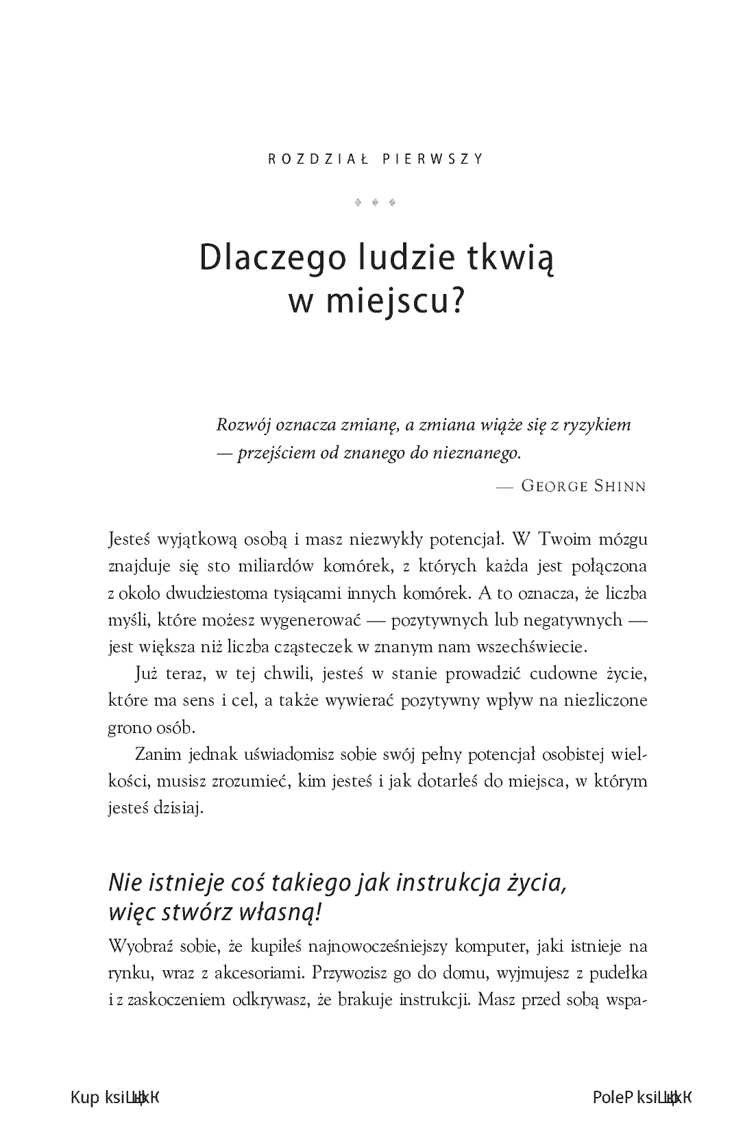 Fragment „Uwierz w siebie i działaj. Pokonaj wątpliwości, zostaw przeszłość za sobą i odkryj swój potencjał” — strona 5 z 30