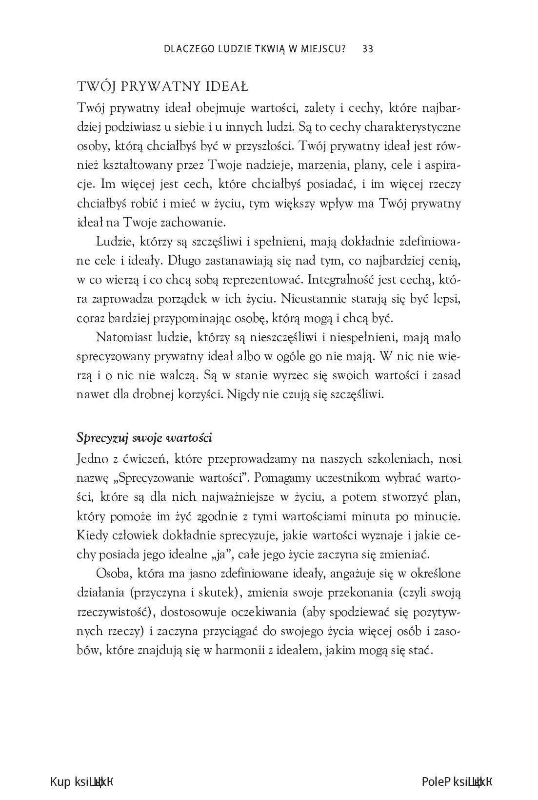 Fragment „Uwierz w siebie i działaj. Pokonaj wątpliwości, zostaw przeszłość za sobą i odkryj swój potencjał” — strona 25 z 30