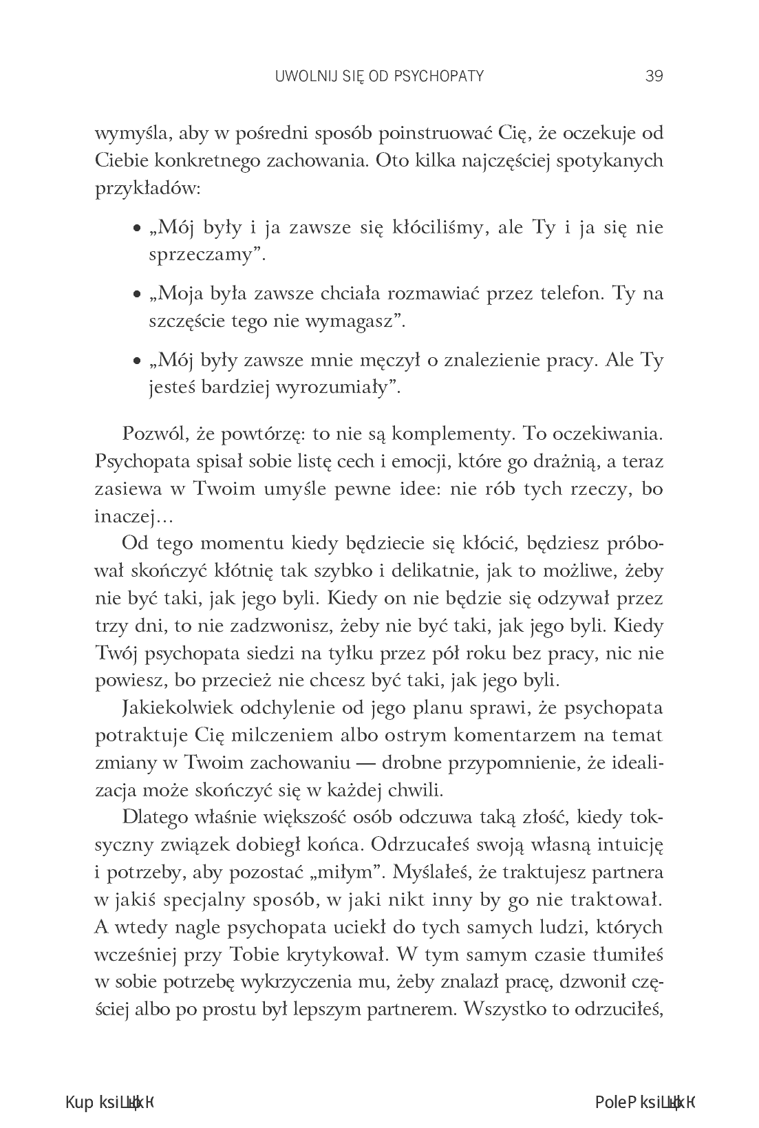 Fragment „Uwolnij się od psychopaty. Jak odzyskać siebie po toksycznym związku” — strona 15 z 30