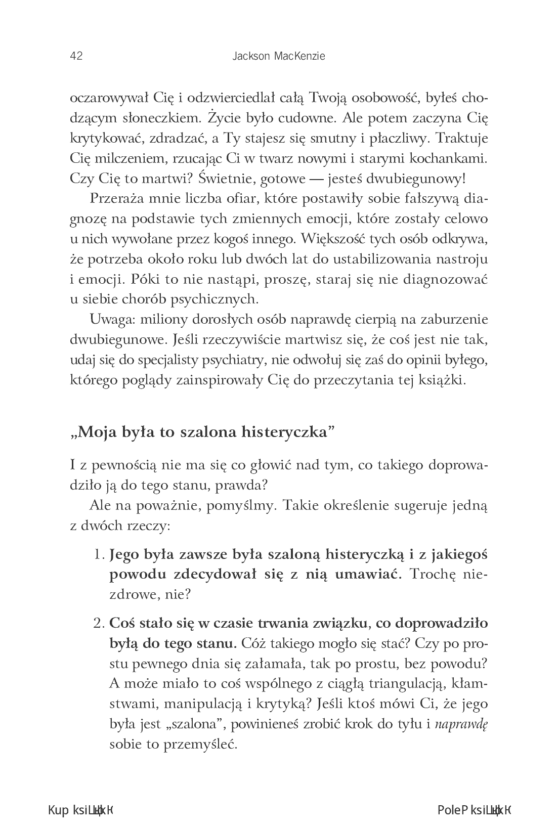 Fragment „Uwolnij się od psychopaty. Jak odzyskać siebie po toksycznym związku” — strona 18 z 30