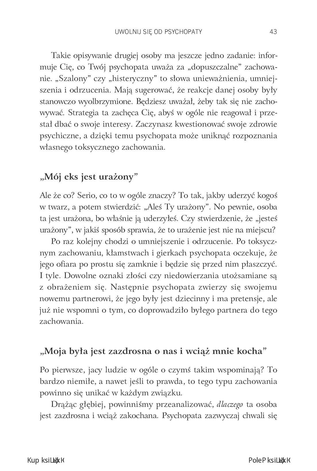 Fragment „Uwolnij się od psychopaty. Jak odzyskać siebie po toksycznym związku” — strona 19 z 30