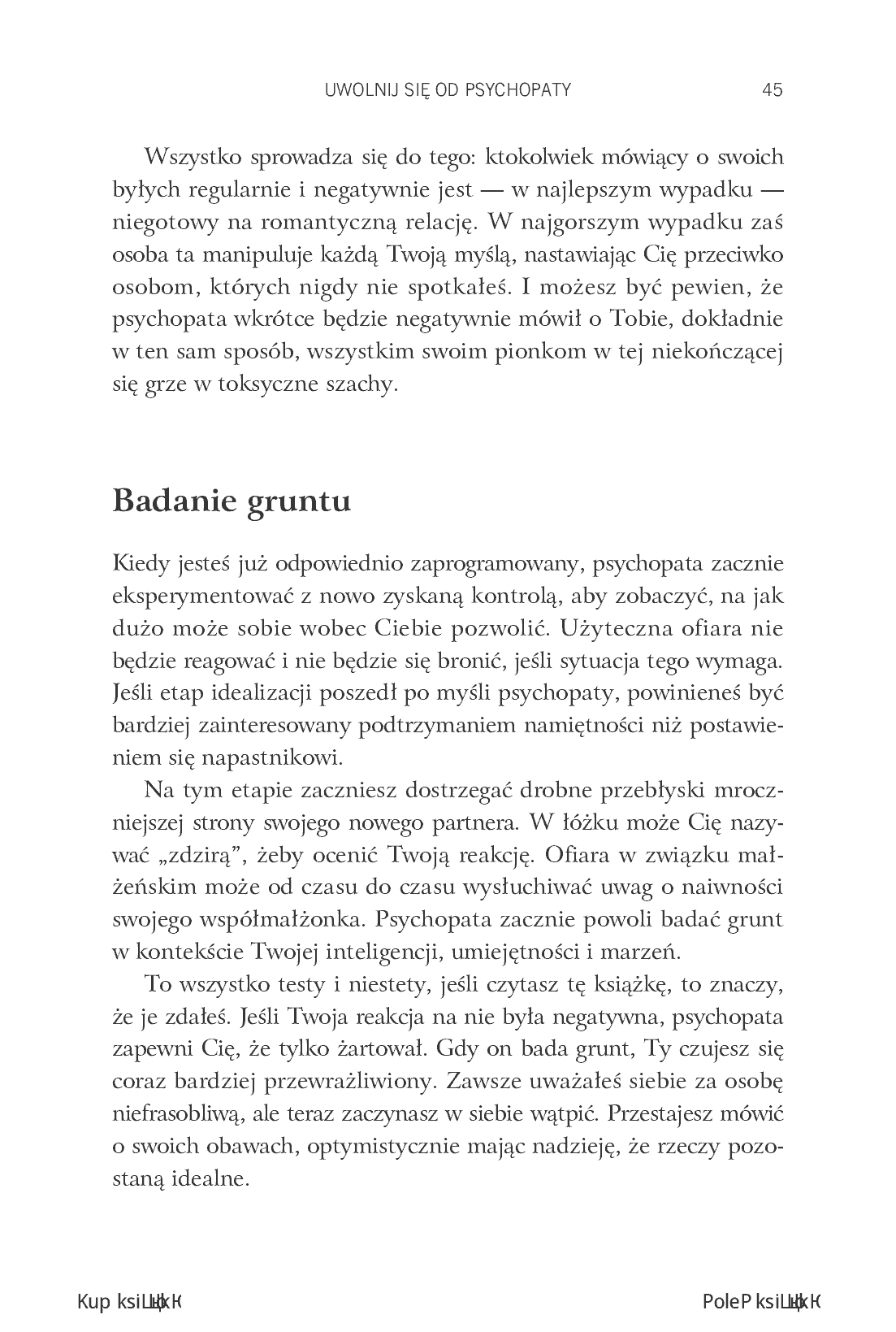 Fragment „Uwolnij się od psychopaty. Jak odzyskać siebie po toksycznym związku” — strona 21 z 30