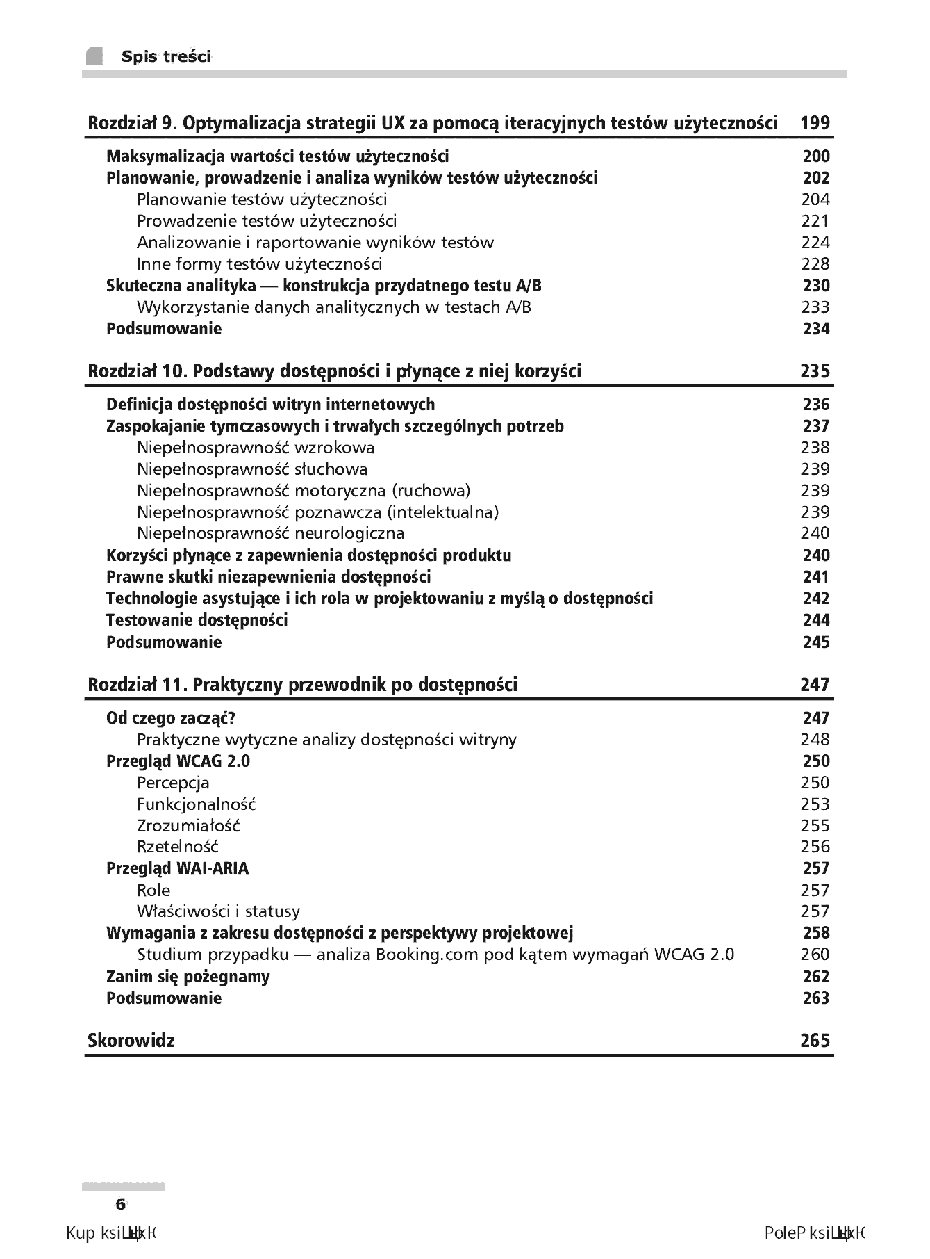 Fragment „UX w projektowaniu witryn internetowych” — strona 6 z 30