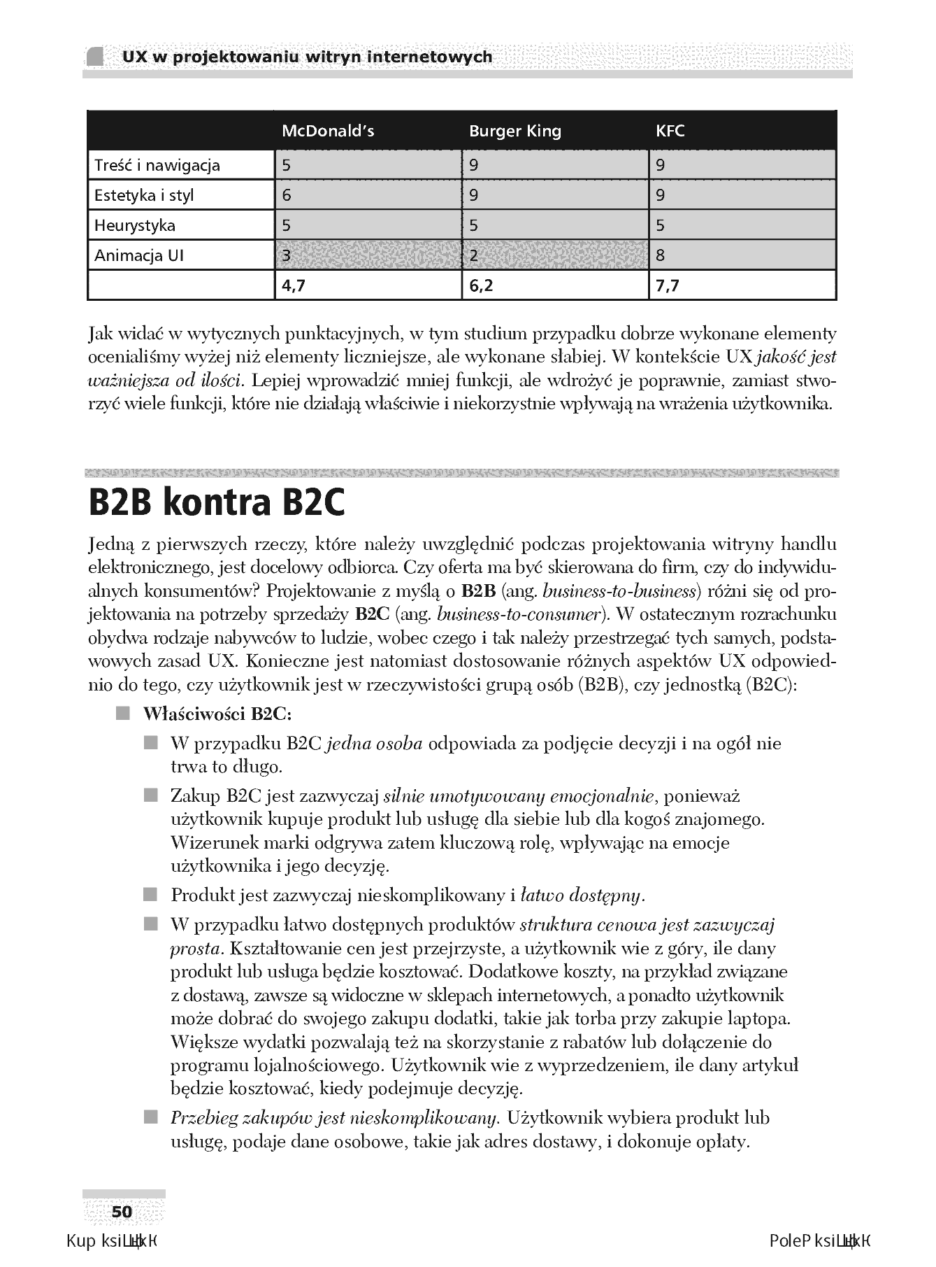 Fragment „UX w projektowaniu witryn internetowych” — strona 26 z 30
