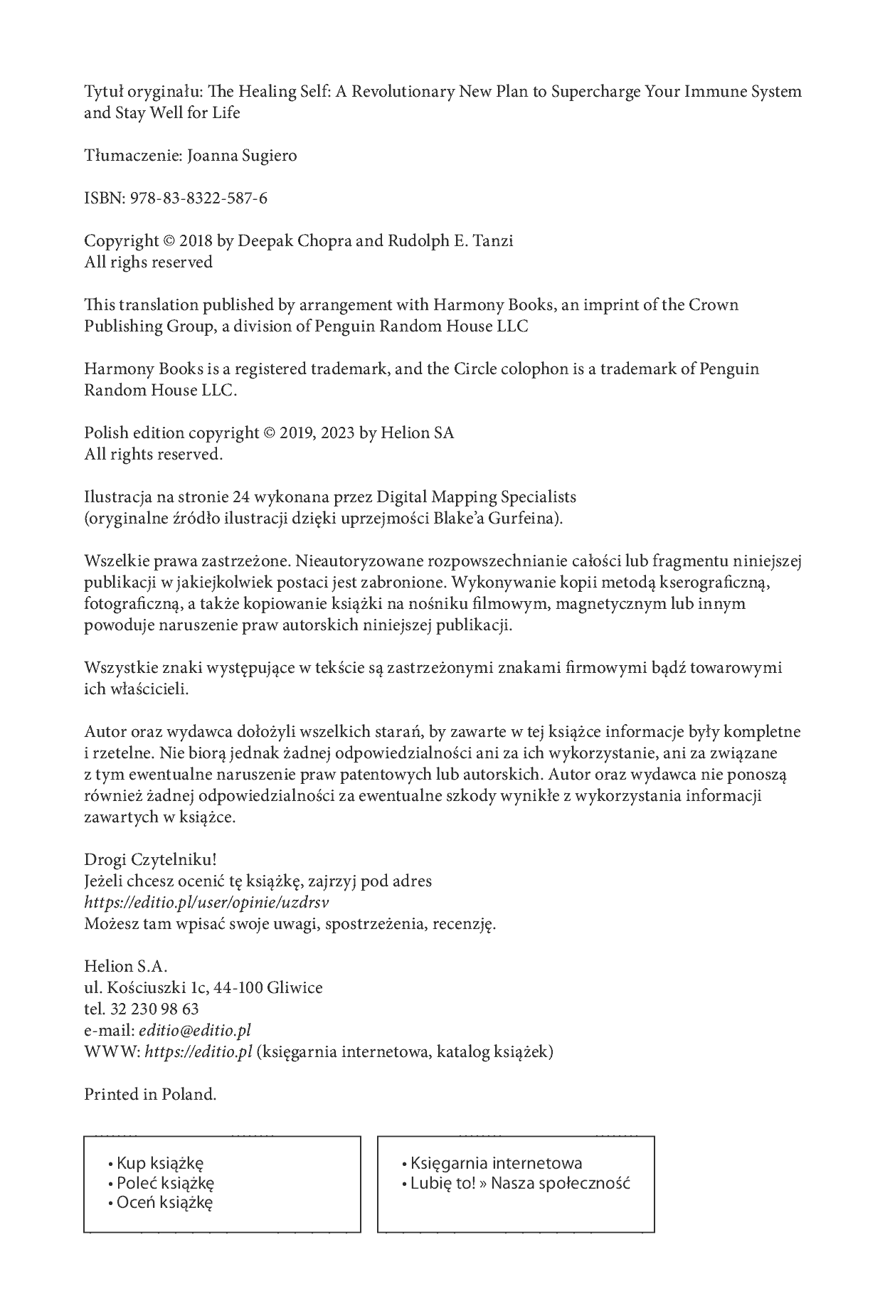 Fragment „Uzdrów sam siebie. Rewelacyjna i rewolucyjna ścieżka wzmocnienia odporności” — strona 2 z 26