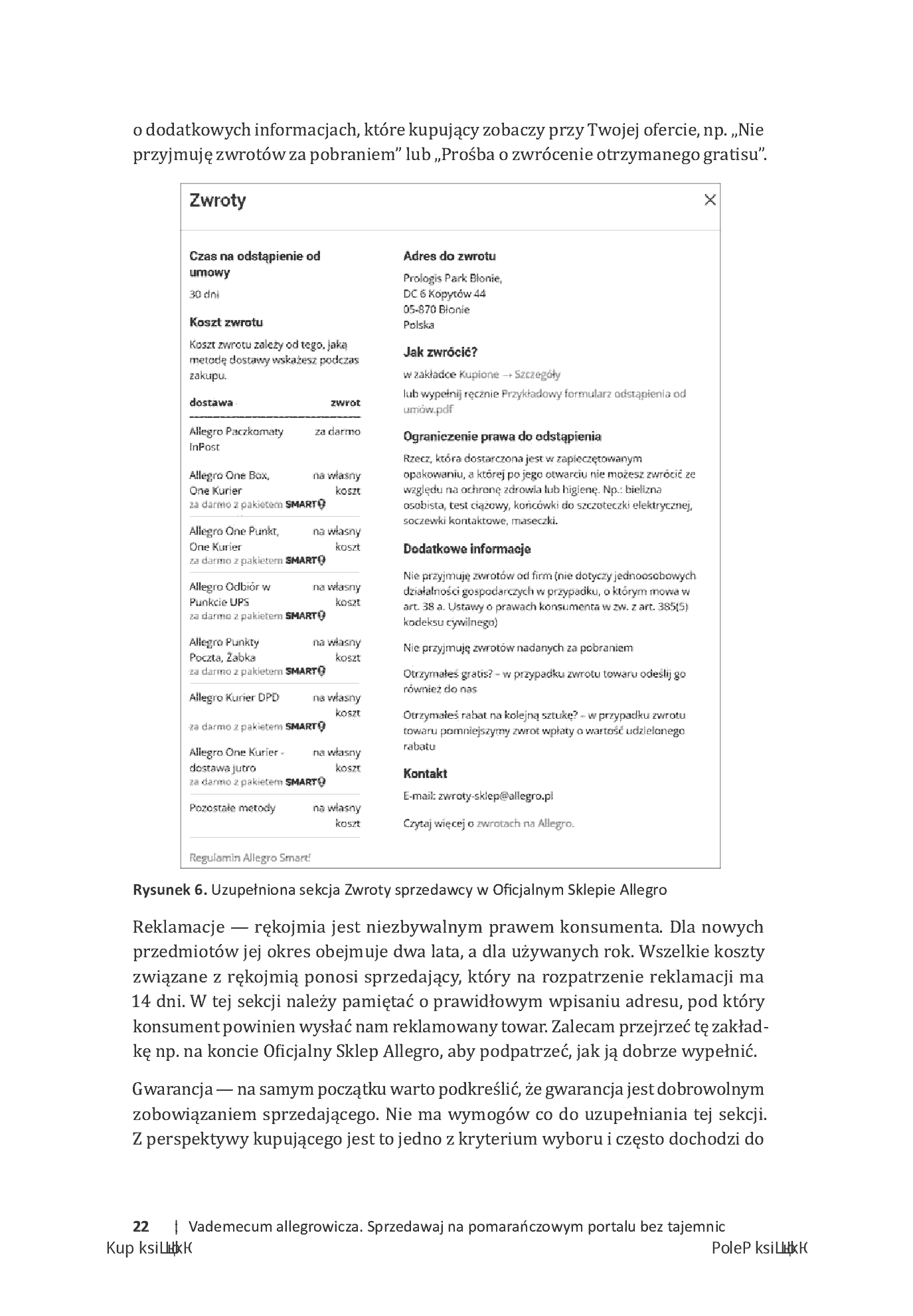 Fragment „Vademecum allegrowicza. Sprzedawaj na pomarańczowym portalu bez tajemnic” — strona 8 z 20
