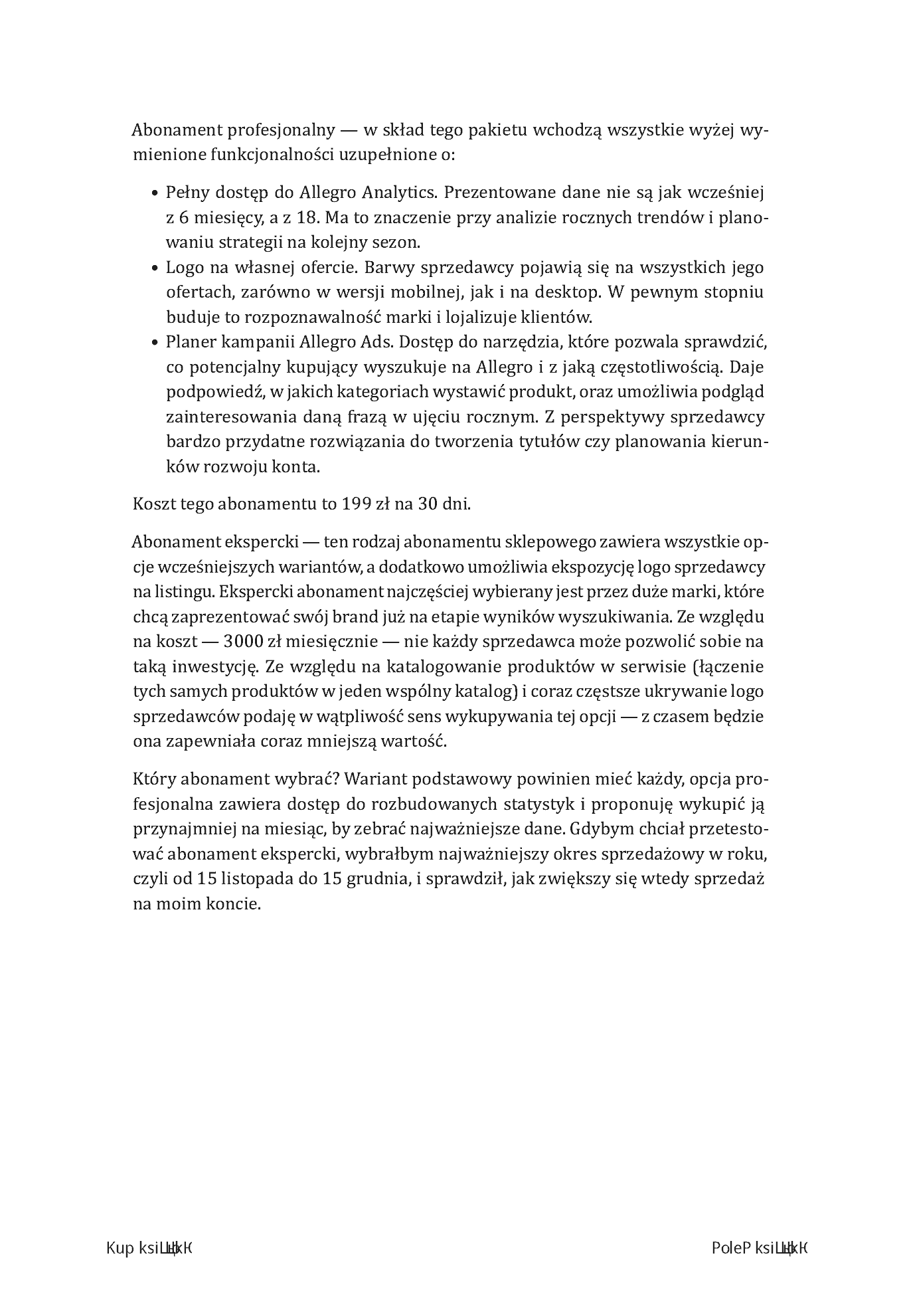 Fragment „Vademecum allegrowicza. Sprzedawaj na pomarańczowym portalu bez tajemnic” — strona 18 z 20