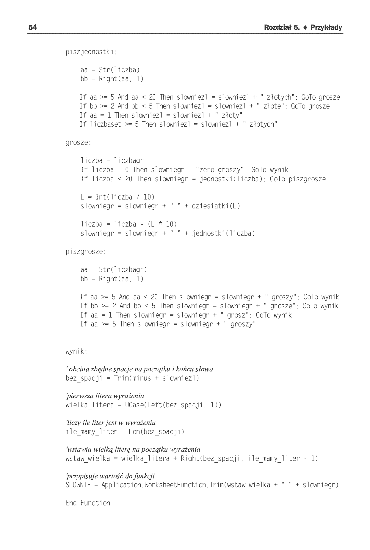 Fragment „Więcej niż Excel 2007. 166 gotowych rozwiązań i trików w języku VBA” — strona 14 z 29