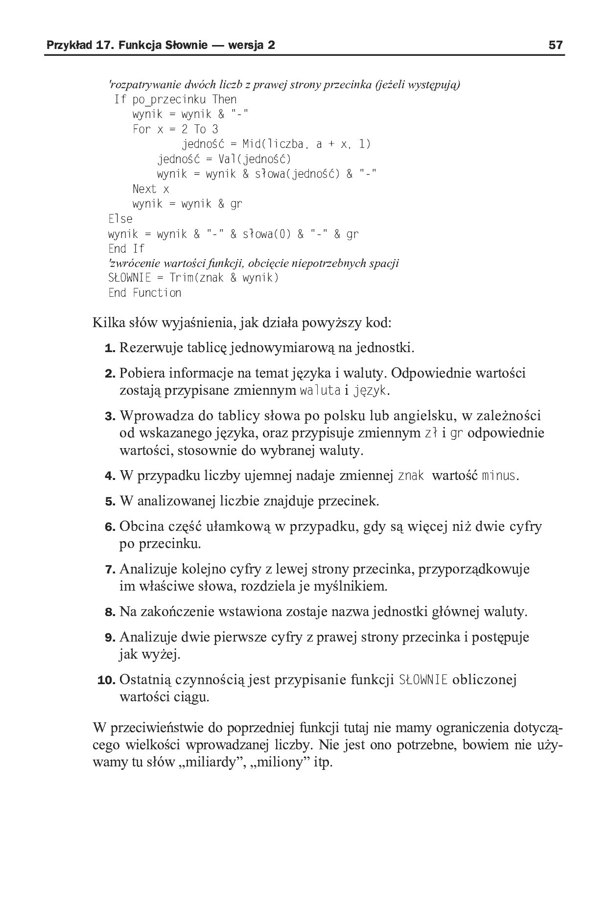 Fragment „Więcej niż Excel 2007. 166 gotowych rozwiązań i trików w języku VBA” — strona 17 z 29