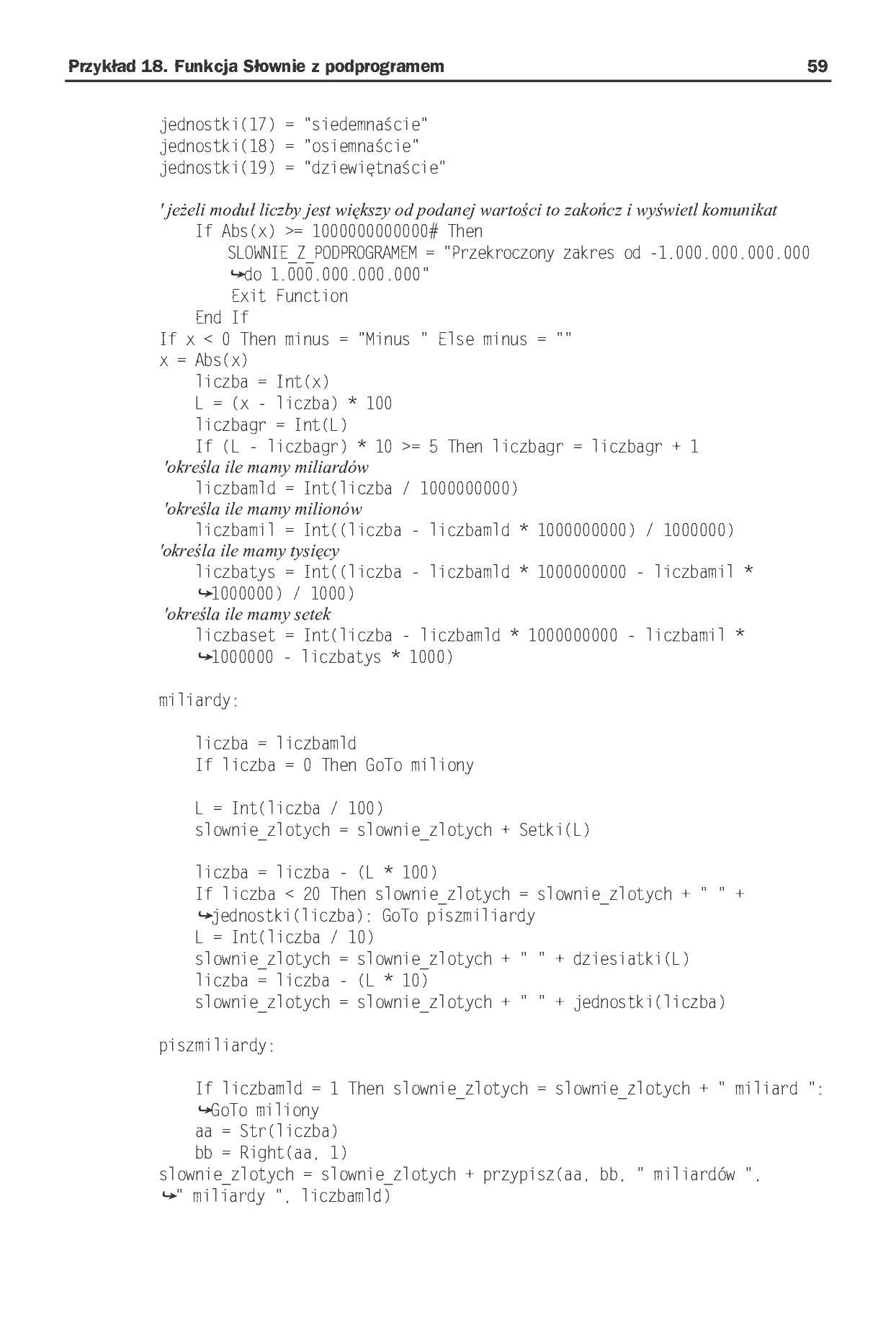 Fragment „Więcej niż Excel 2007. 166 gotowych rozwiązań i trików w języku VBA” — strona 19 z 29