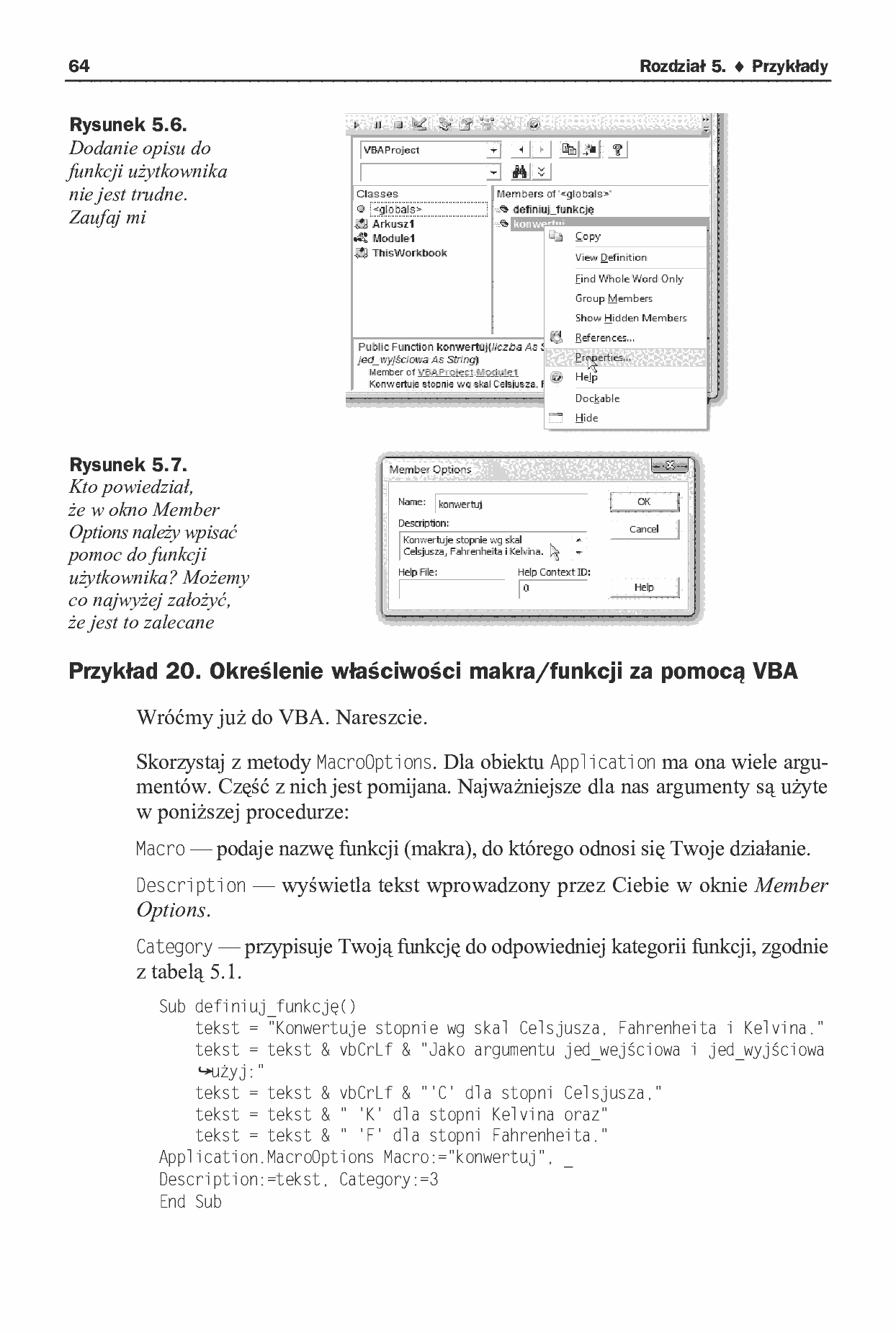 Fragment „Więcej niż Excel 2007. 166 gotowych rozwiązań i trików w języku VBA” — strona 24 z 29