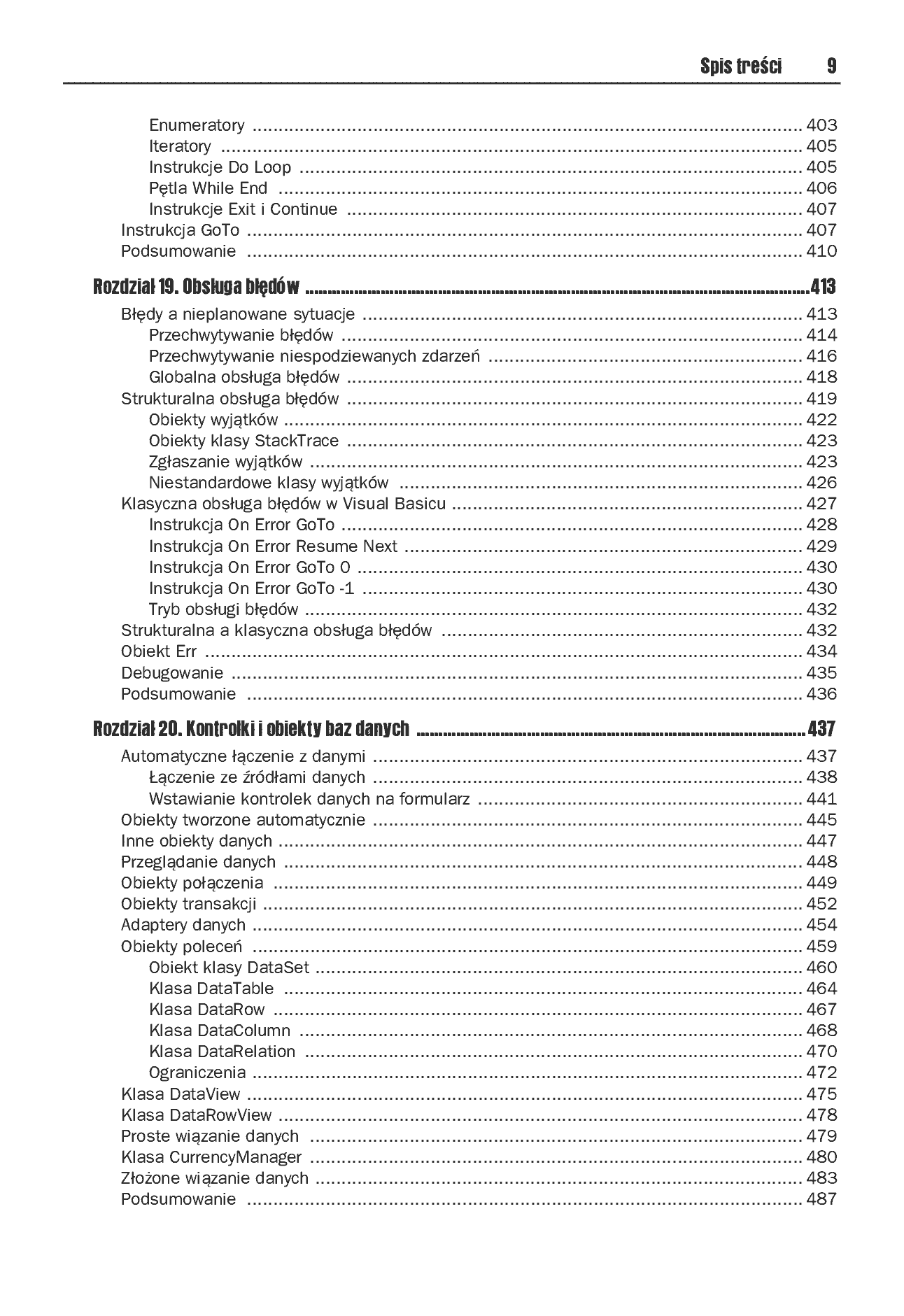 Fragment „Visual Basic 2008. Warsztat programisty” — strona 8 z 30