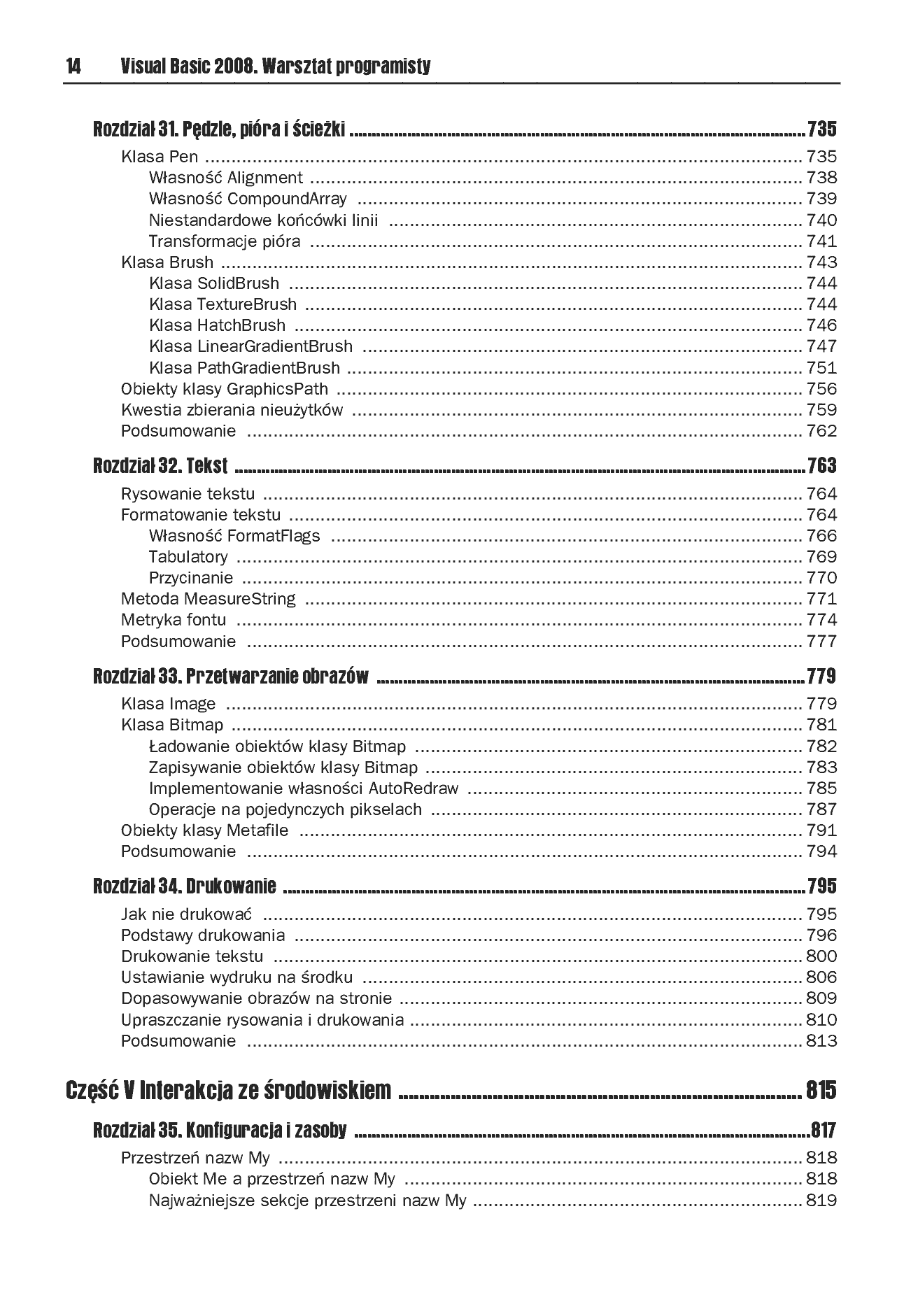 Fragment „Visual Basic 2008. Warsztat programisty” — strona 13 z 30