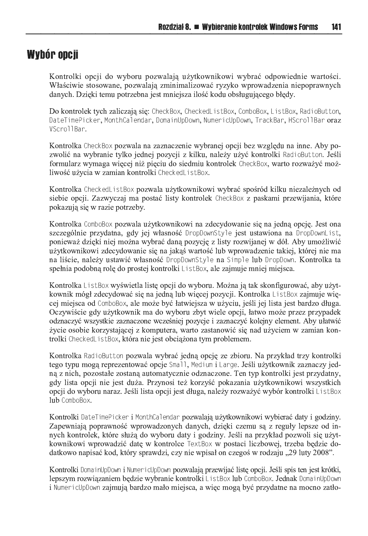 Fragment „Visual Basic 2008. Warsztat programisty” — strona 25 z 30